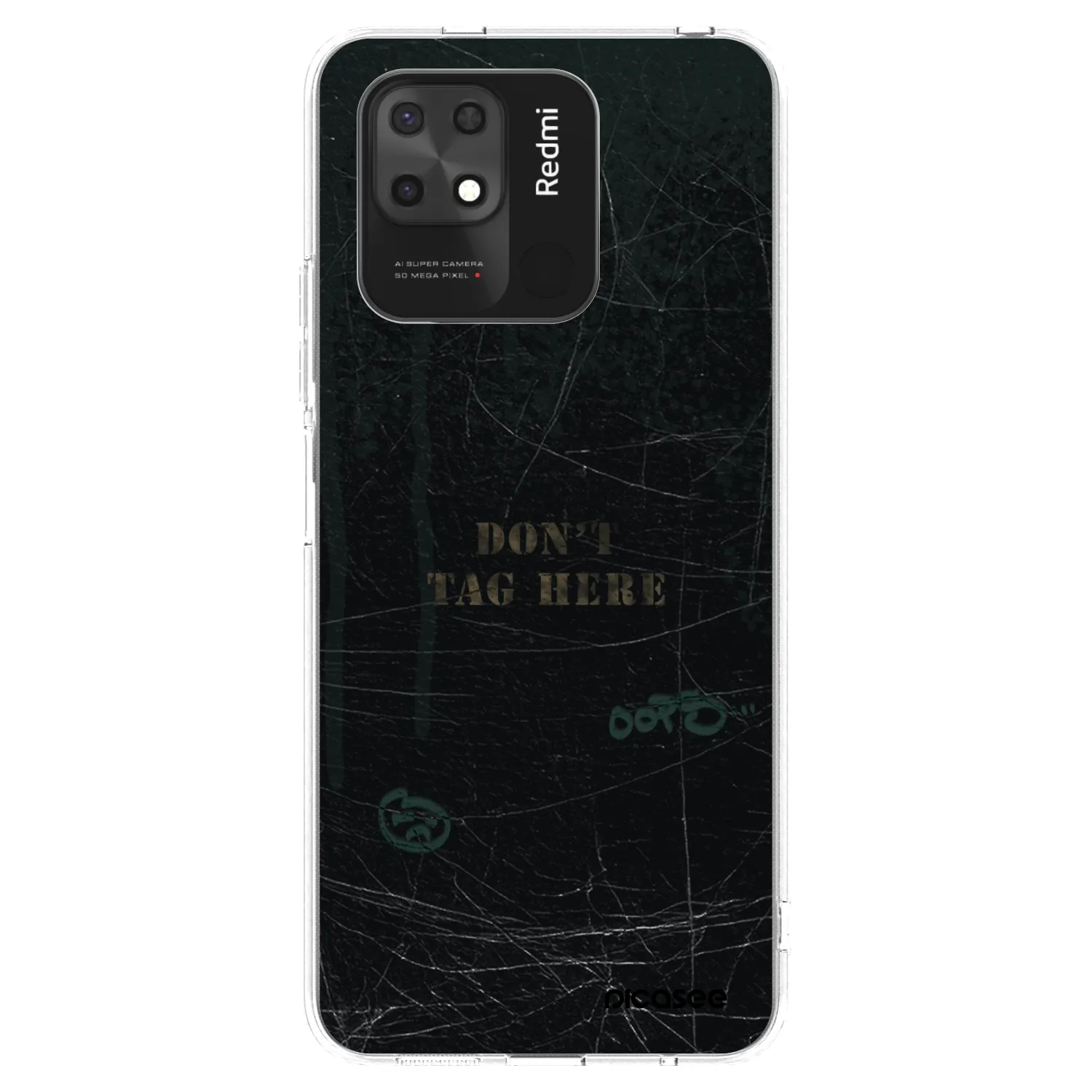 Silikónový prehľadný obal pre Xiaomi Redmi 10C - DON´T TAG