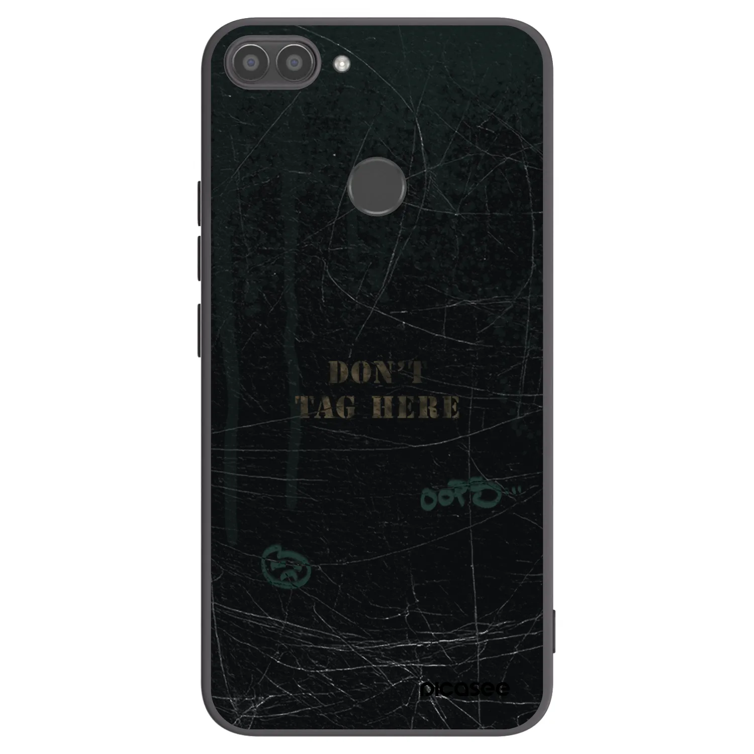 Picasee silikónový čierny obal pre Huawei P Smart - DON´T TAG
