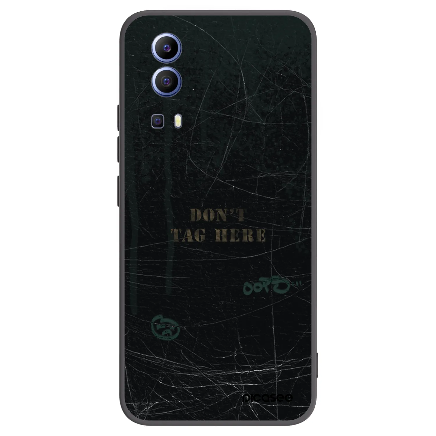 Picasee silikónový čierny obal pre Vivo Y52 5G - DON´T TAG