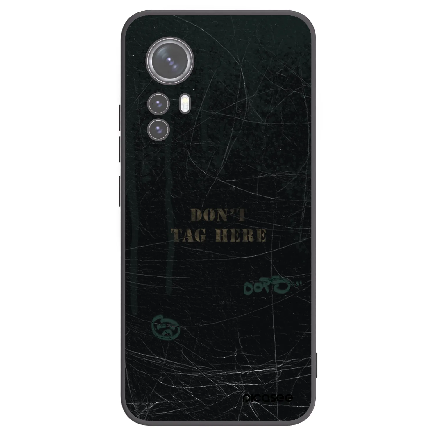 Picasee silikónový čierny obal pre Xiaomi 12X - DON´T TAG