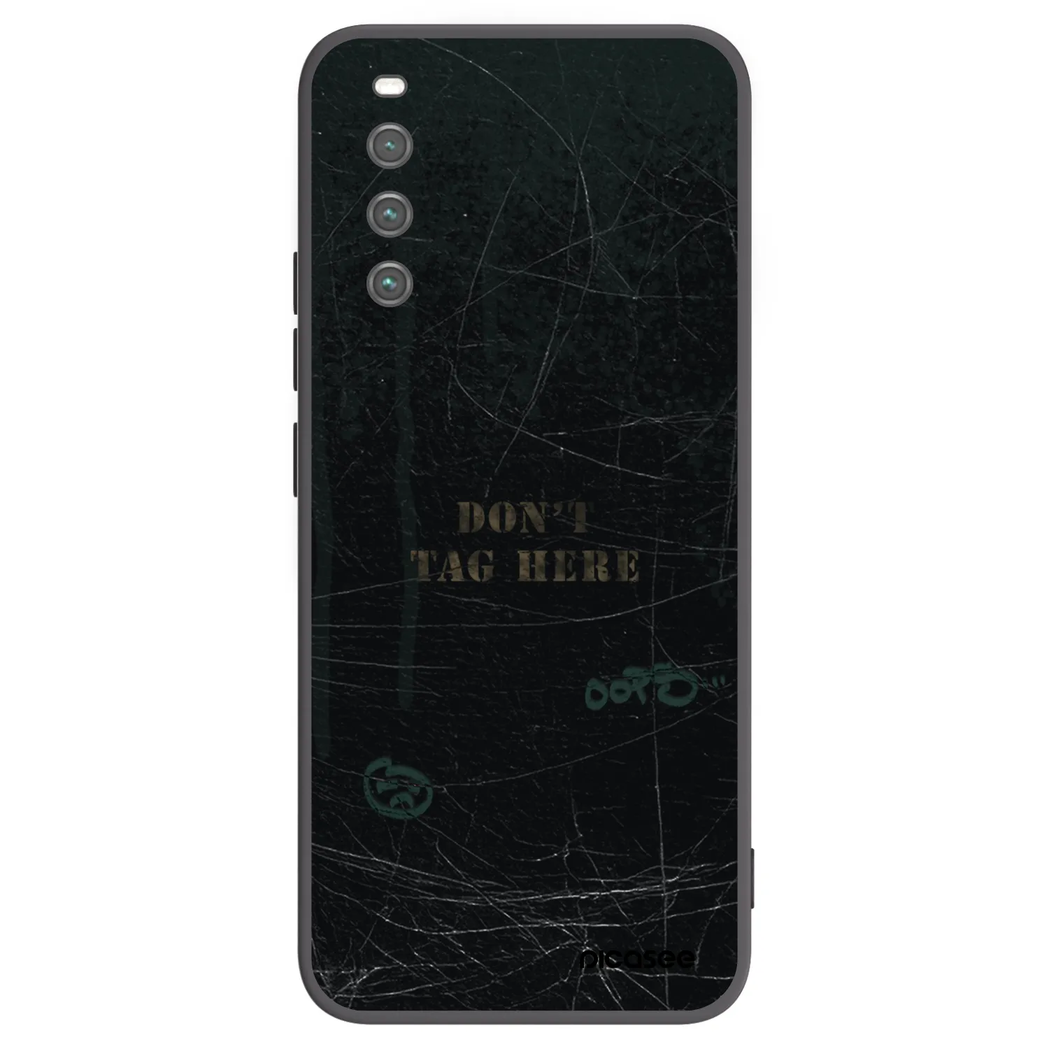 Picasee silikónový čierny obal pre Sony Xperia 10 IV 5G - DON´T TAG