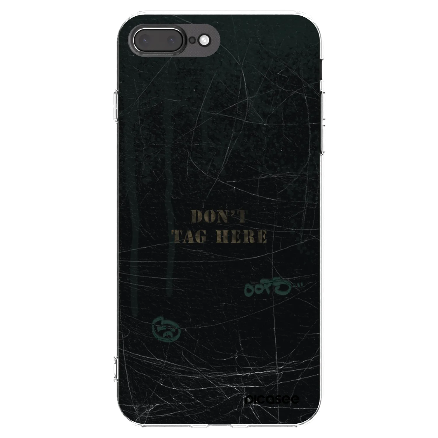Picasee silikónový prehľadný obal pre Apple iPhone 8 Plus - DON´T TAG