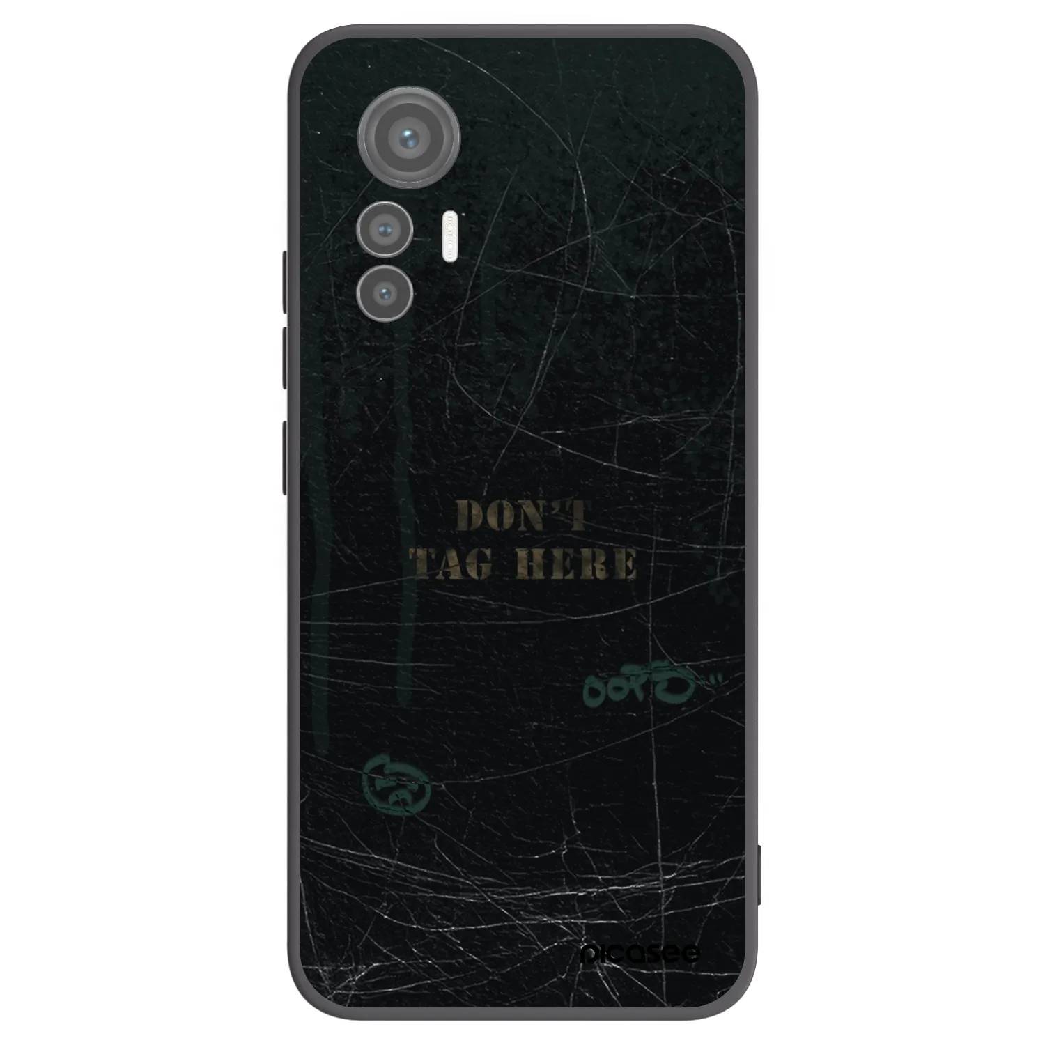 Picasee silikónový čierny obal pre Xiaomi 12 Lite - DON´T TAG