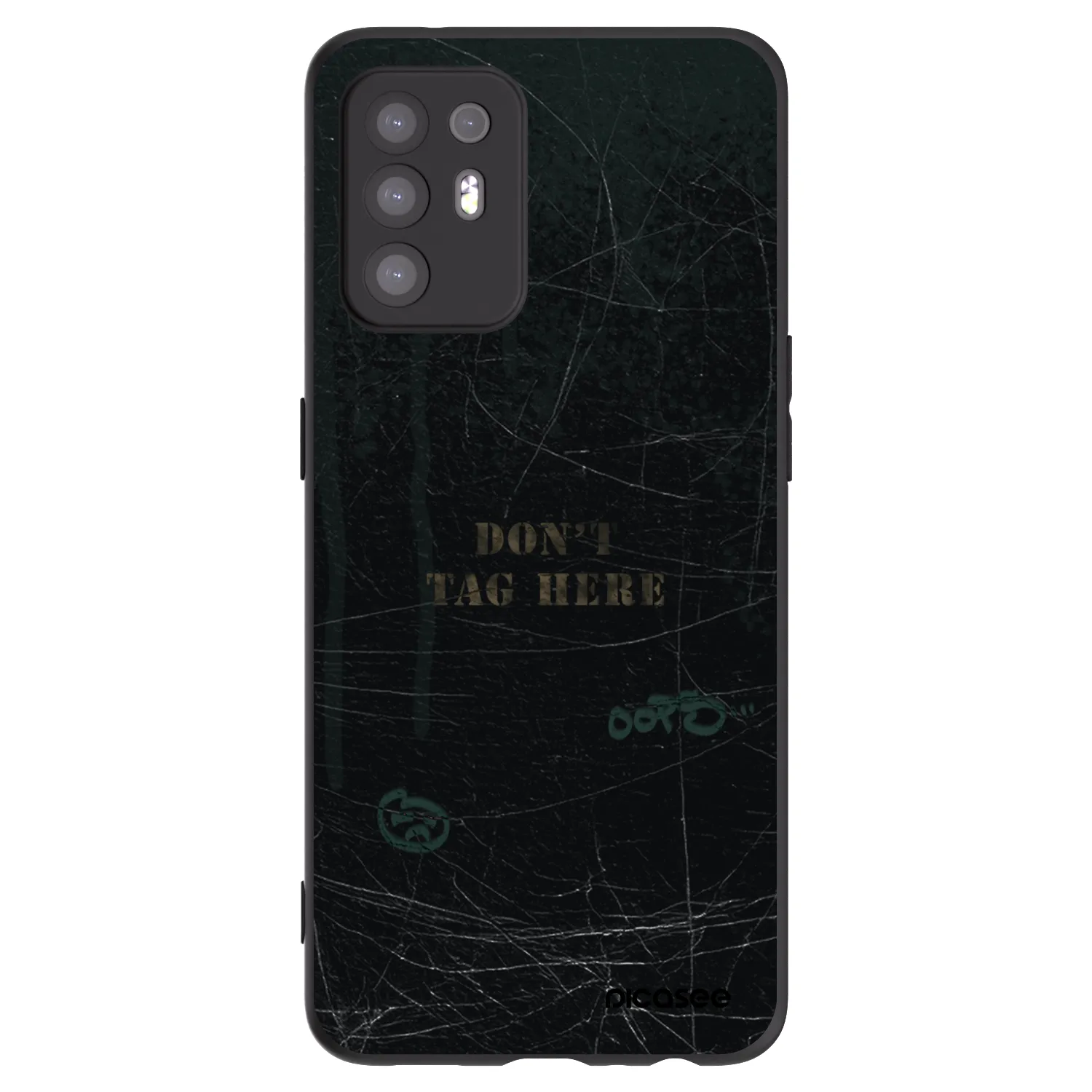Picasee silikónový čierny obal pre OPPO A94 5G - DON´T TAG