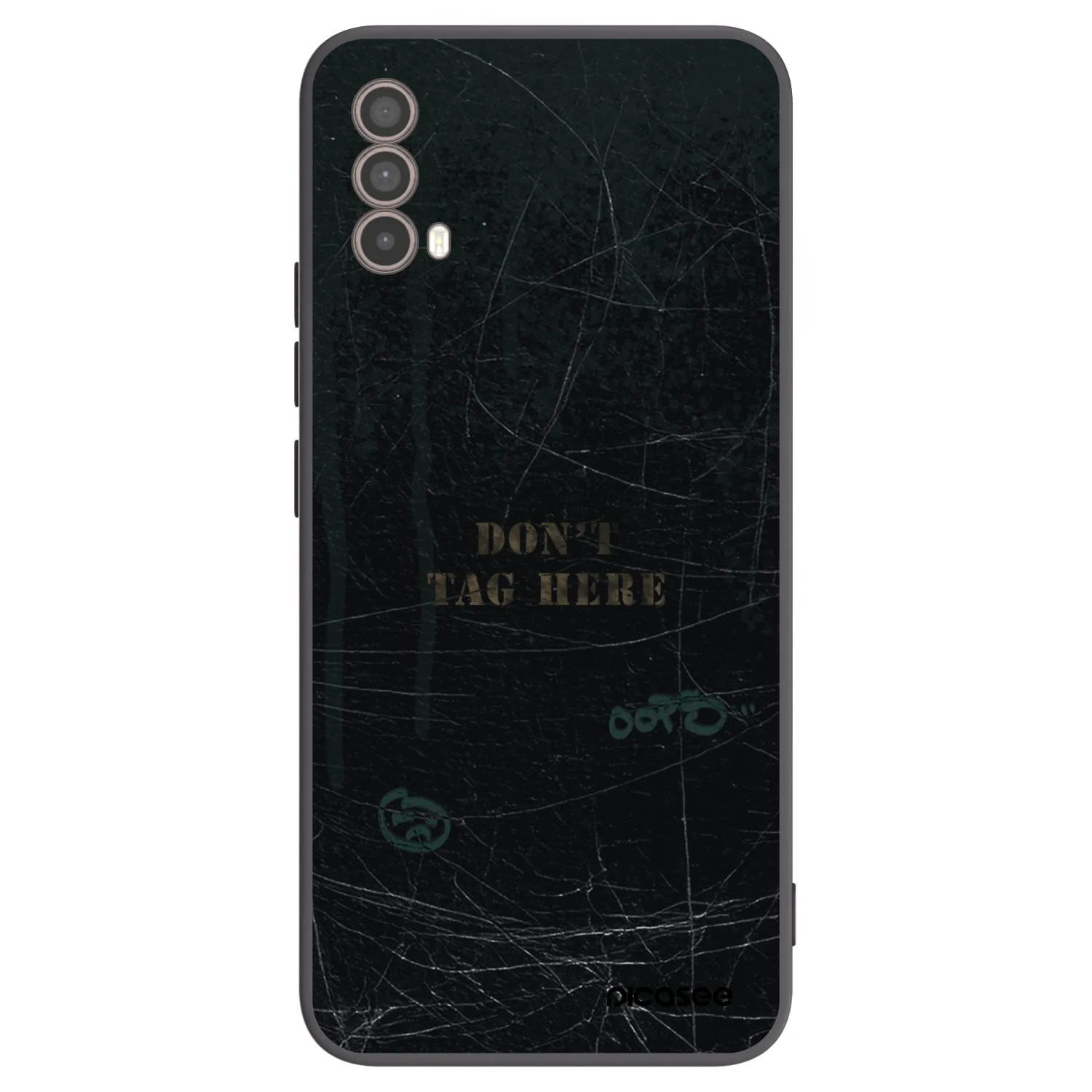 Picasee silikónový čierny obal pre Motorola Moto E40 - DON´T TAG