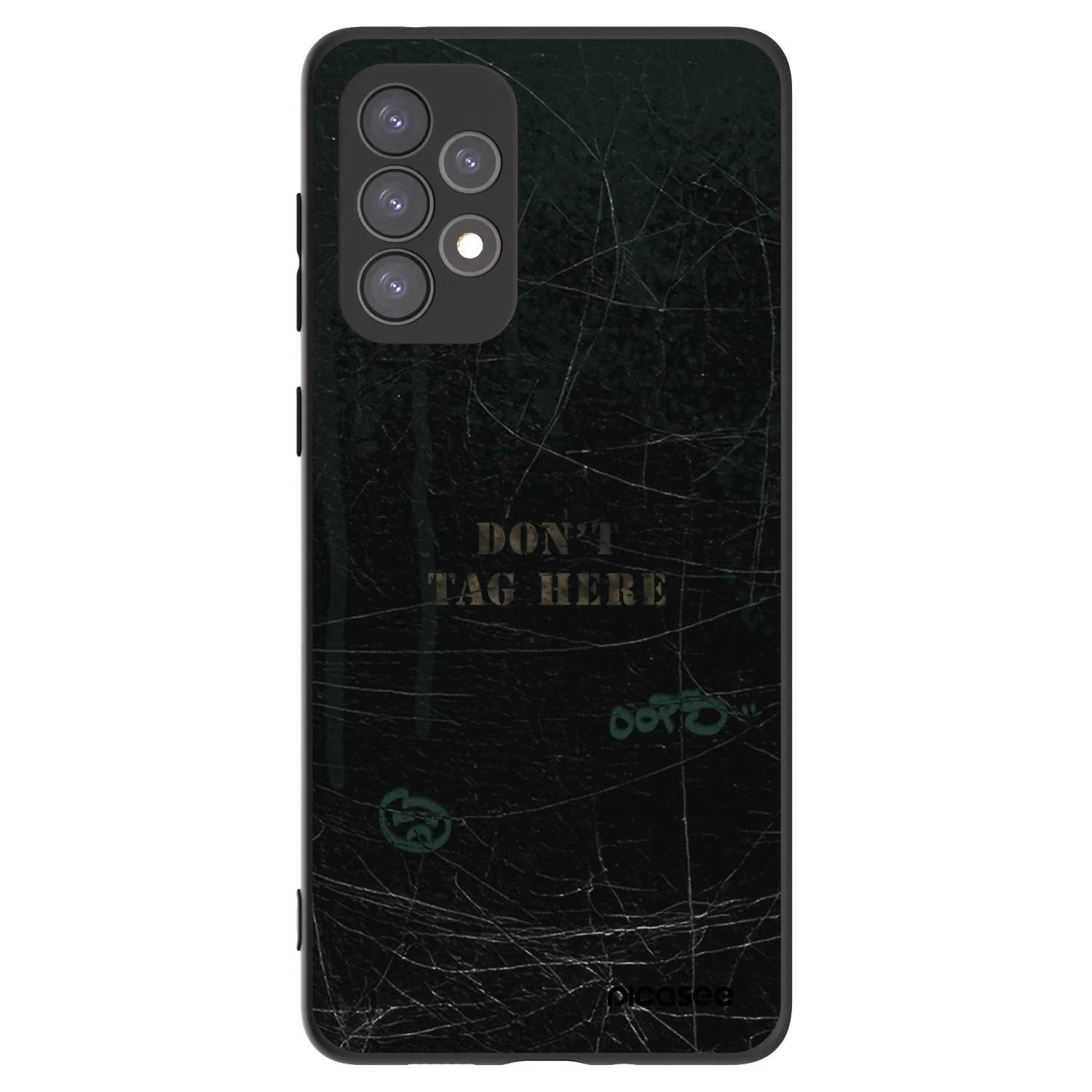 Picasee silikónový čierny obal pre Samsung Galaxy A73 5G - DON´T TAG
