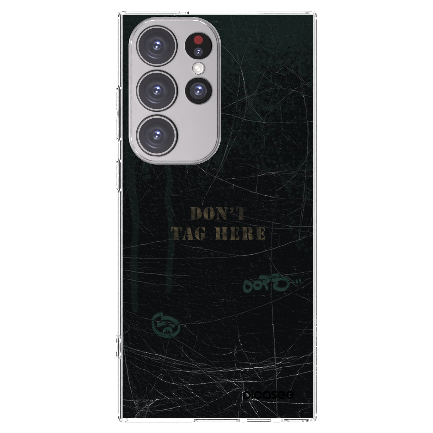 Picasee silikónový prehľadný obal pre Samsung Galaxy S23 Ultra 5G - DON´T TAG