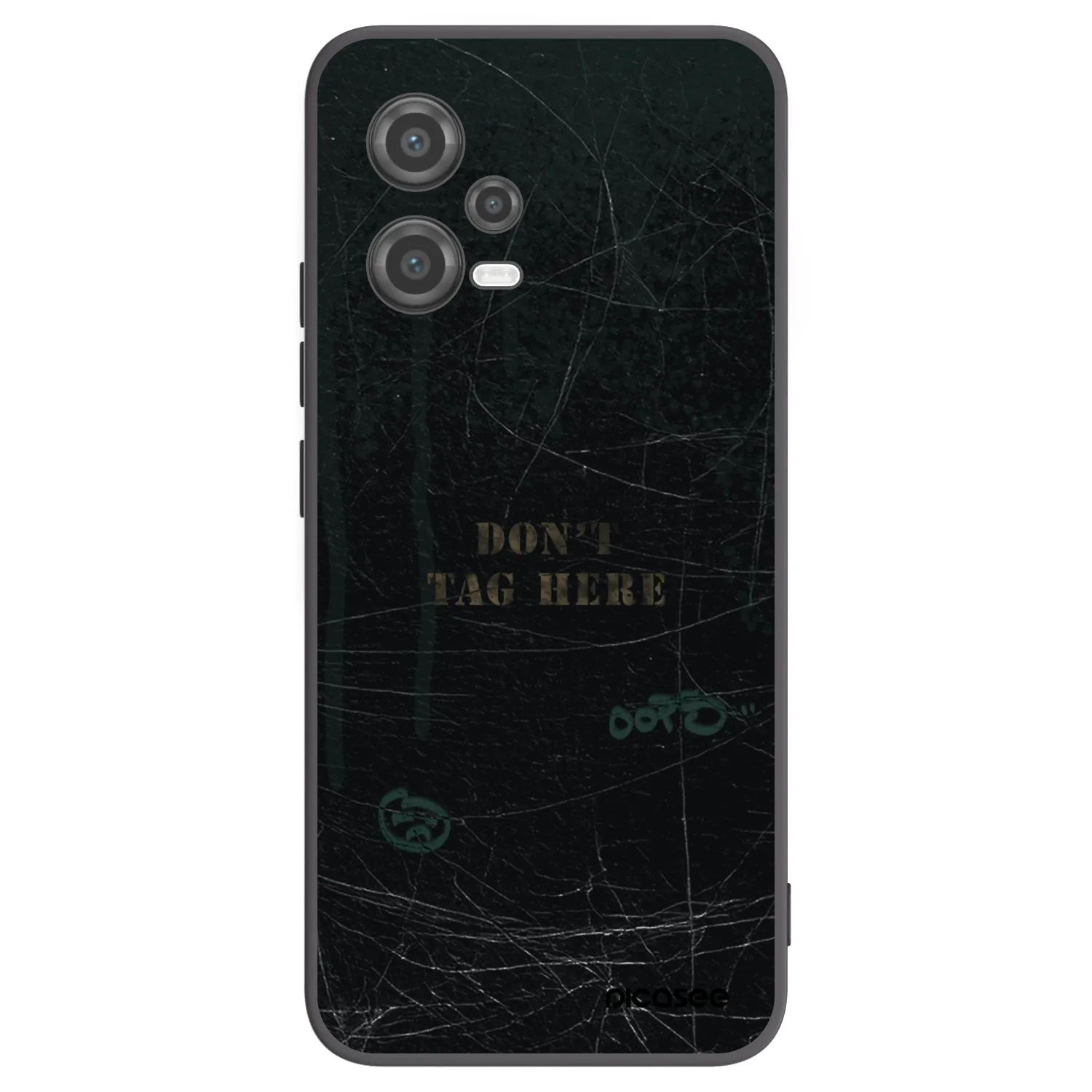 Picasee silikónový čierny obal pre Xiaomi Poco X5 - DON´T TAG