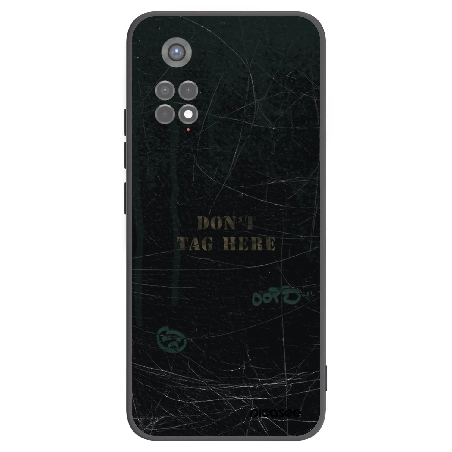 Picasee silikónový čierny obal pre Xiaomi Redmi Note 11S 5G - DON´T TAG