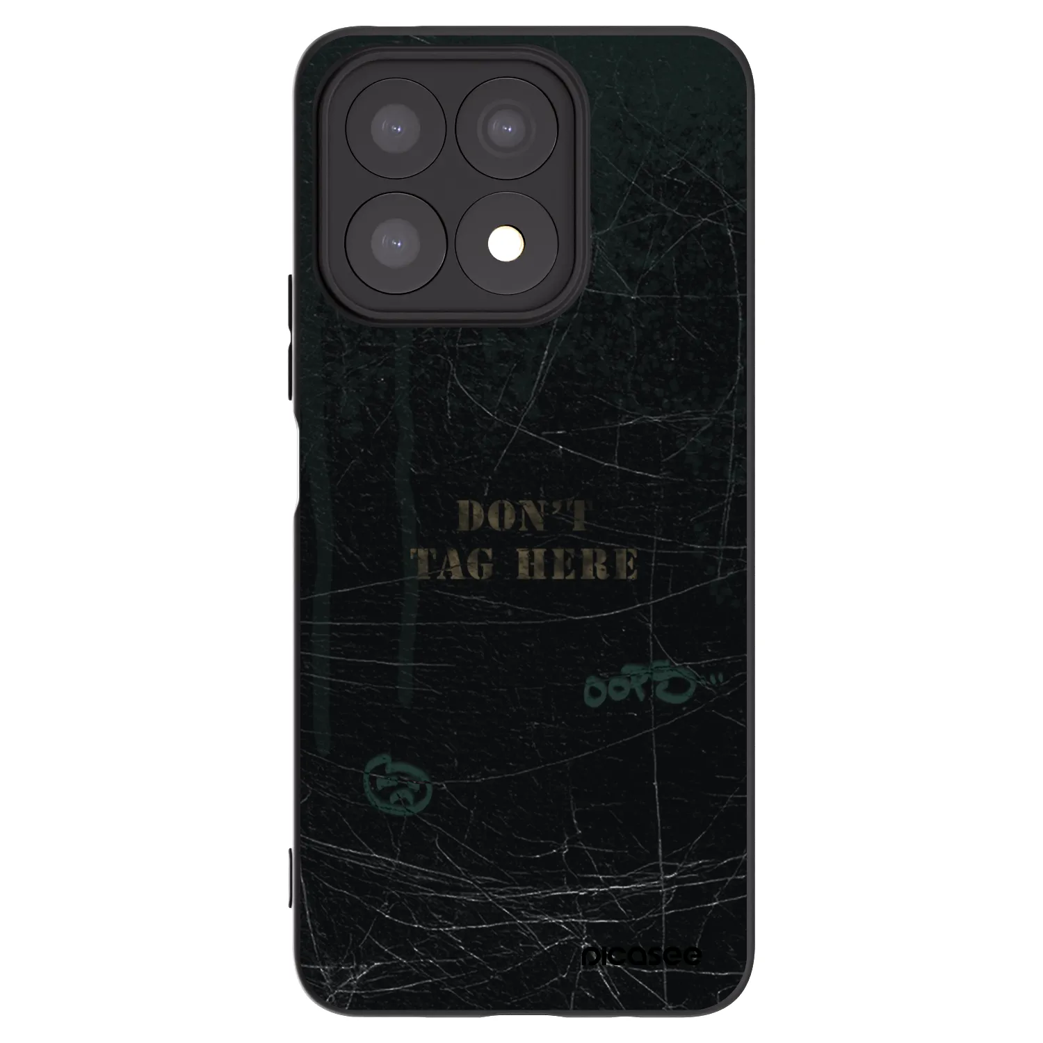 Picasee silikónový čierny obal pre Honor X8a - DON´T TAG