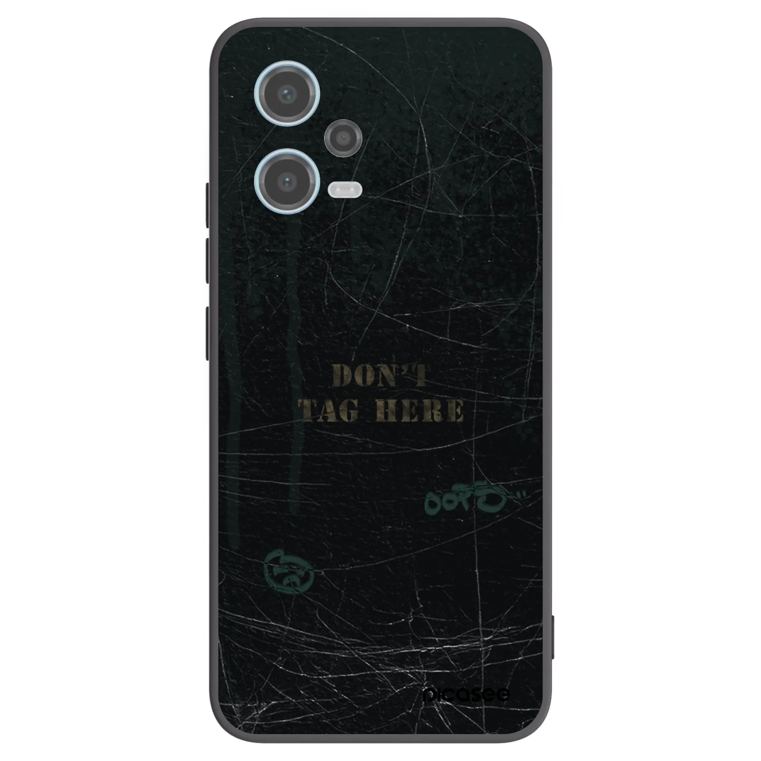 Picasee silikónový čierny obal pre Xiaomi Redmi Note 12 5G - DON´T TAG