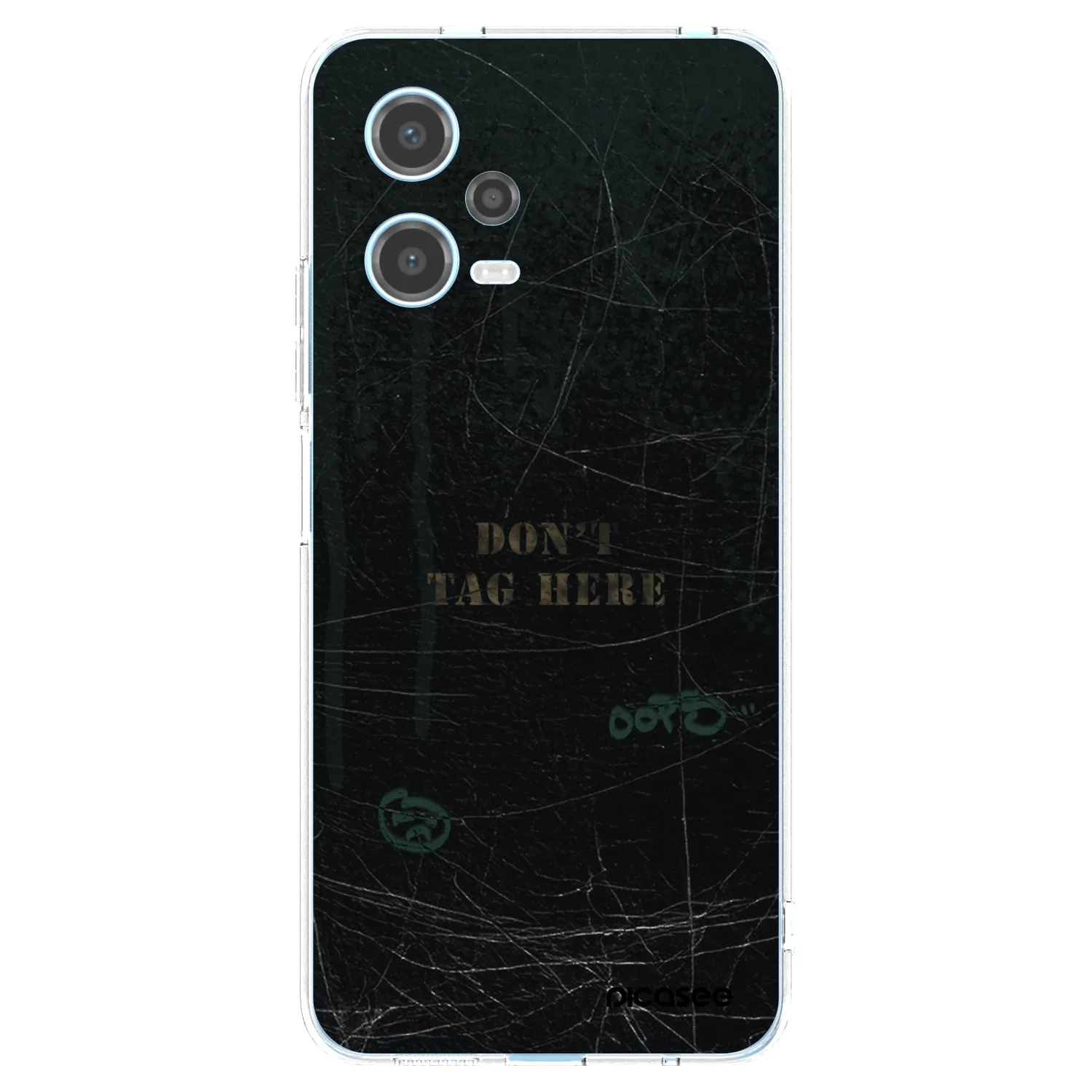 Picasee silikónový prehľadný obal pre Xiaomi Redmi Note 12 5G - DON´T TAG