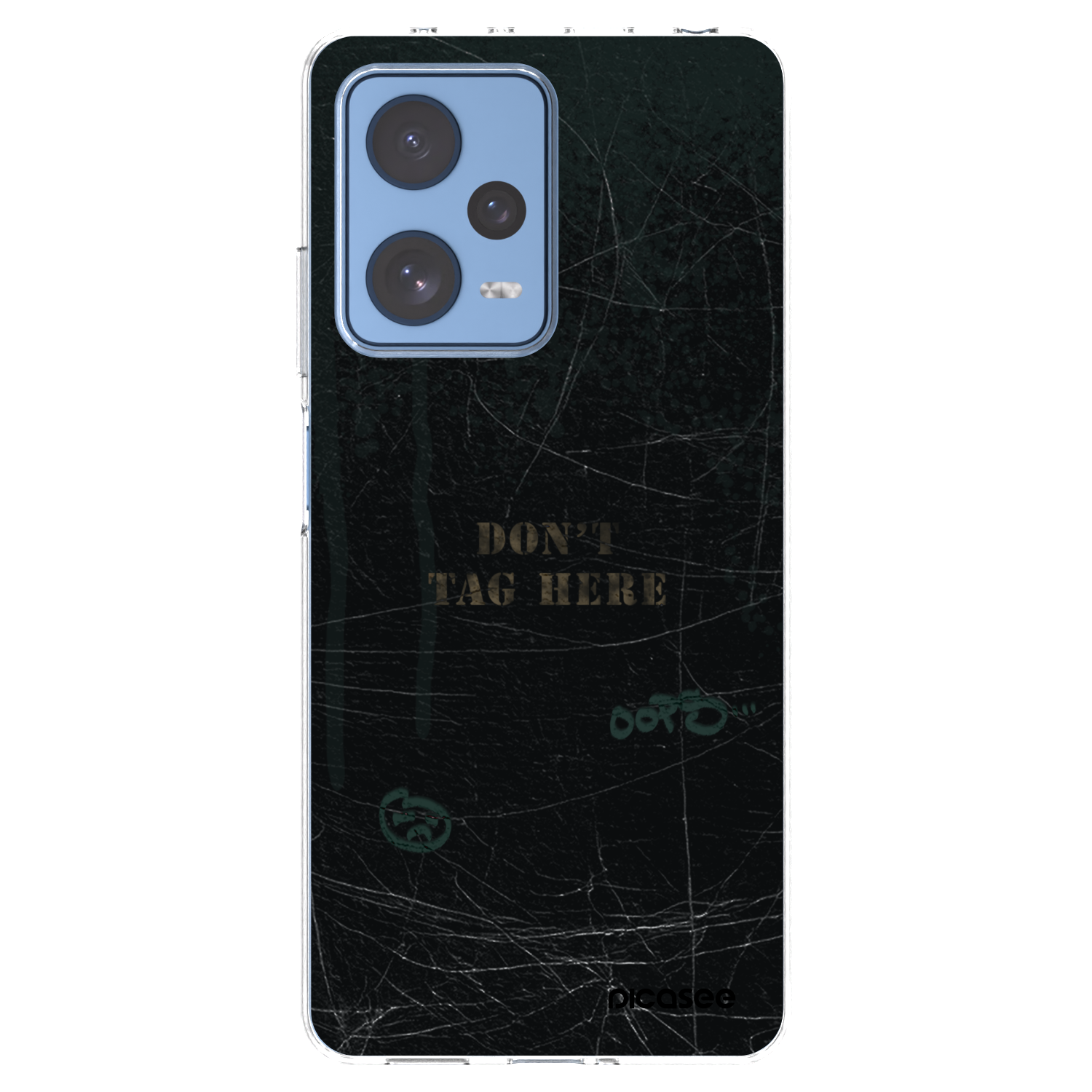 Picasee silikónový prehľadný obal pre Xiaomi Redmi Note 12 Pro 5G - DON´T TAG