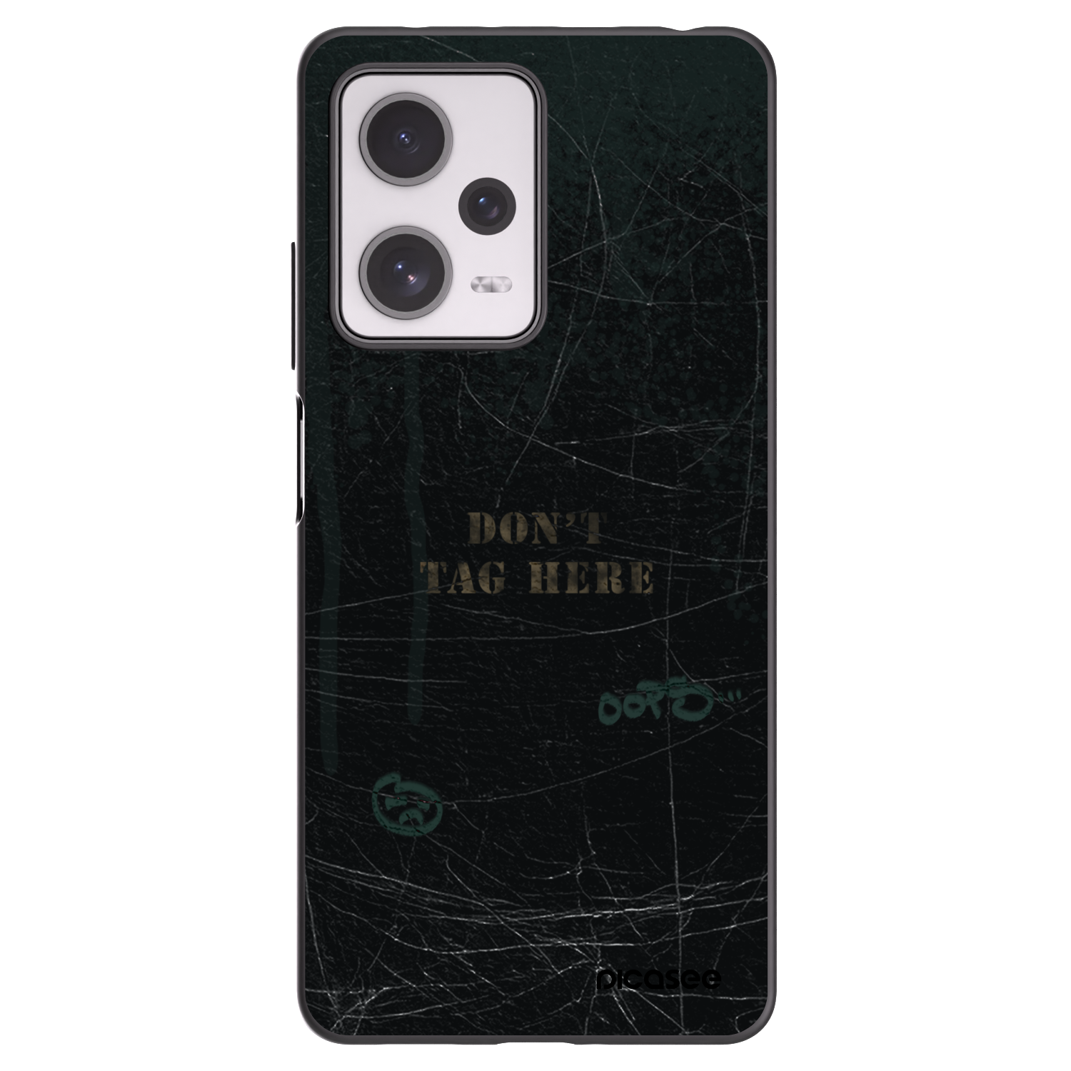 Picasee silikónový čierny obal pre Xiaomi Redmi Note 12 Pro+ 5G - DON´T TAG