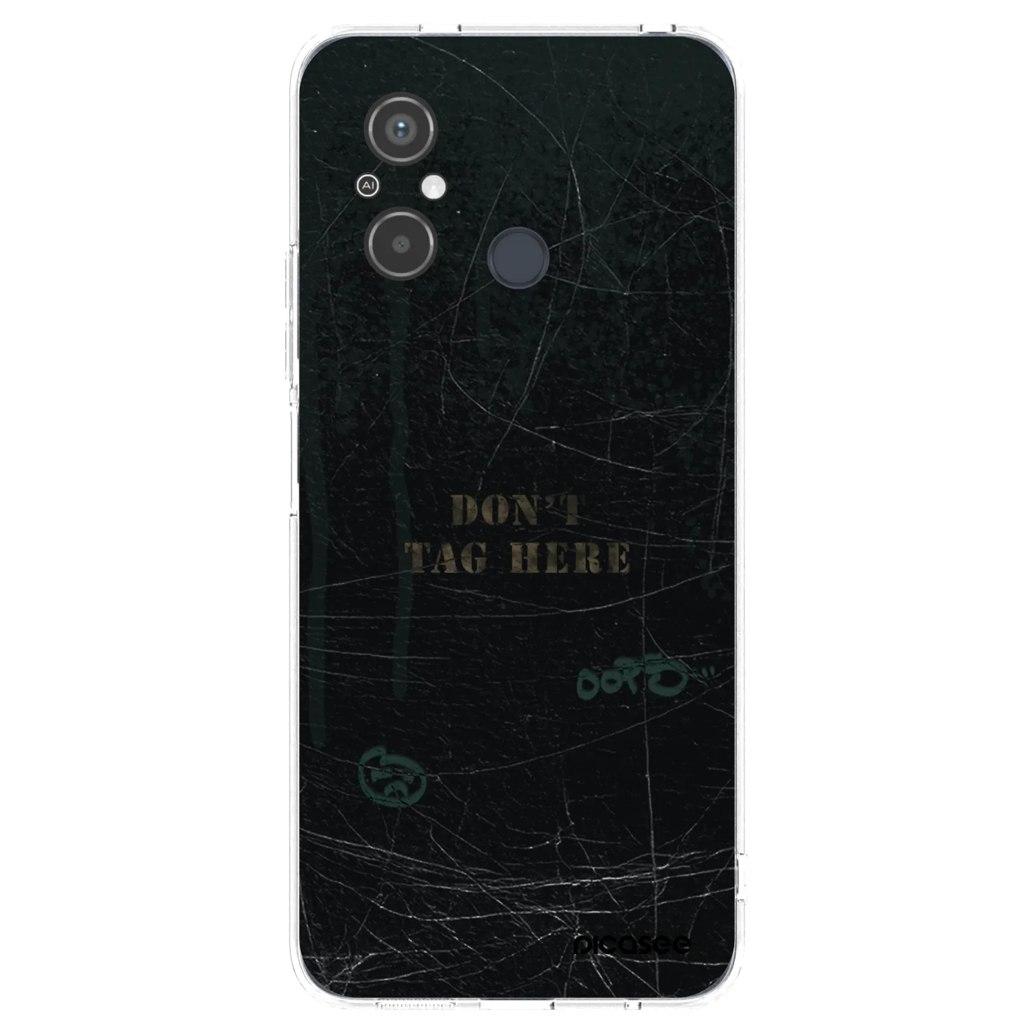 Picasee silikónový prehľadný obal pre Xiaomi Redmi 12C - DON´T TAG