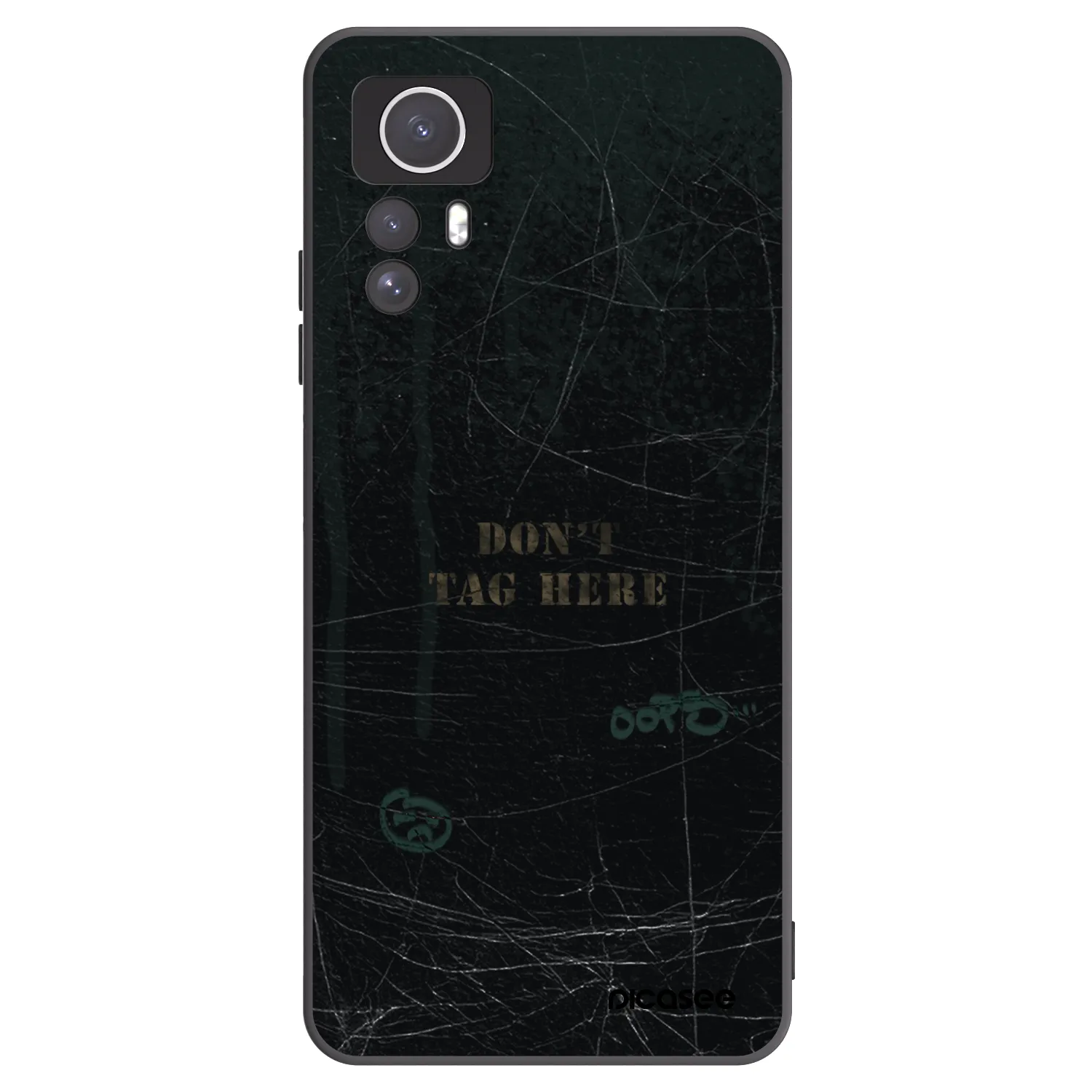 Picasee silikónový čierny obal pre Xiaomi Redmi Note 12S - DON´T TAG