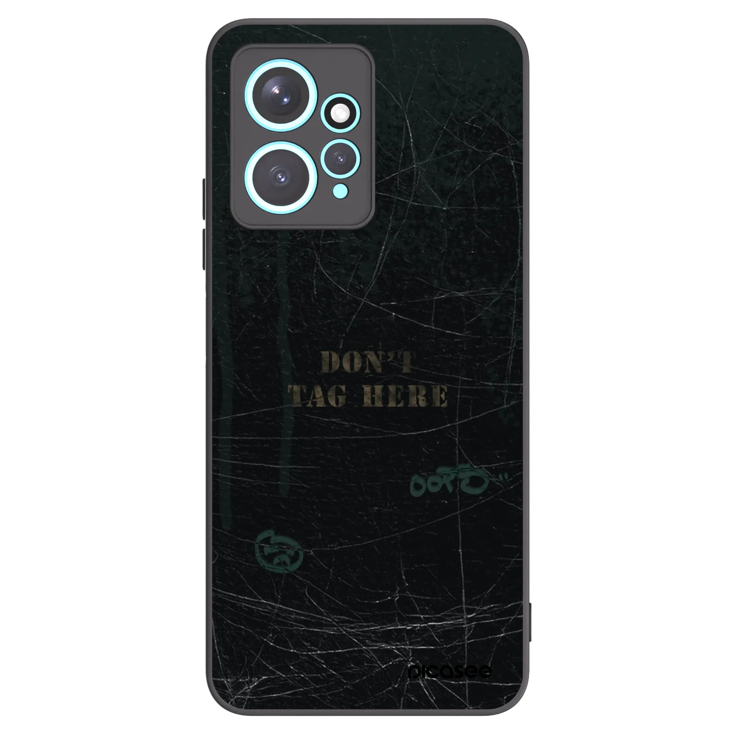Picasee silikónový čierny obal pre Xiaomi Redmi Note 12 4G - DON´T TAG