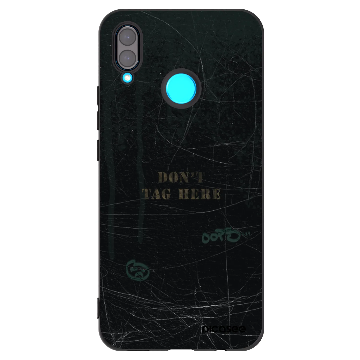 Picasee silikónový čierny obal pre Huawei Nova 3 - DON´T TAG