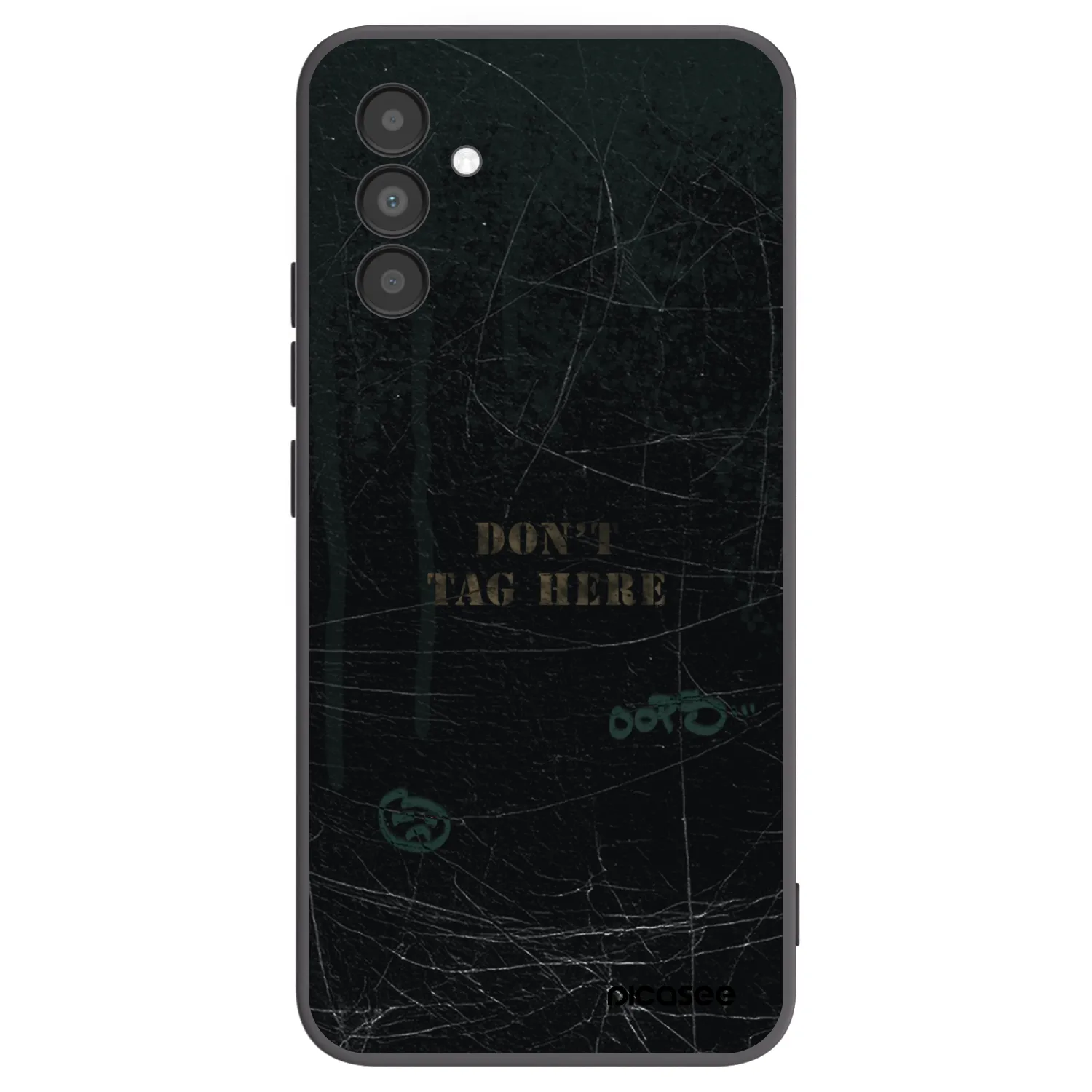 Picasee silikónový čierny obal pre Samsung Galaxy A04s A047F - DON´T TAG