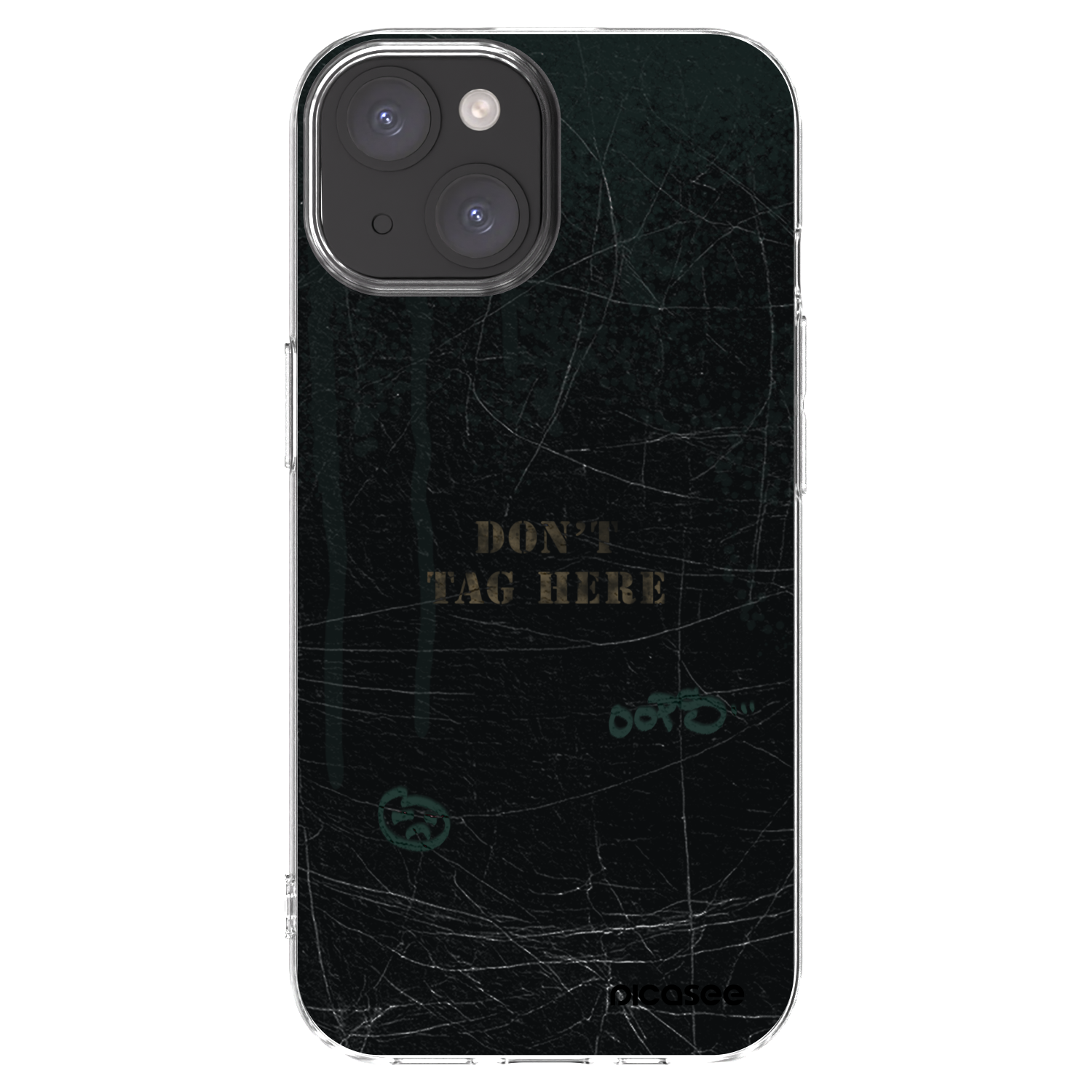 Picasee silikónový prehľadný obal pre Apple iPhone 15 - DON´T TAG