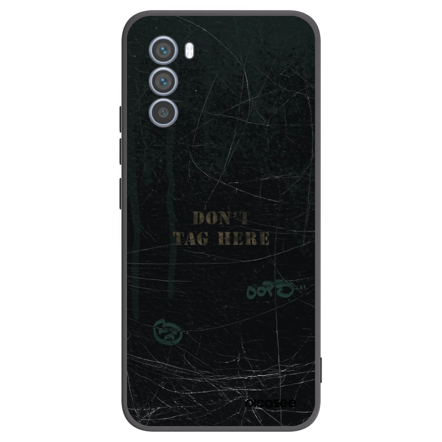 Picasee silikónový čierny obal pre Motorola Moto G62 - DON´T TAG