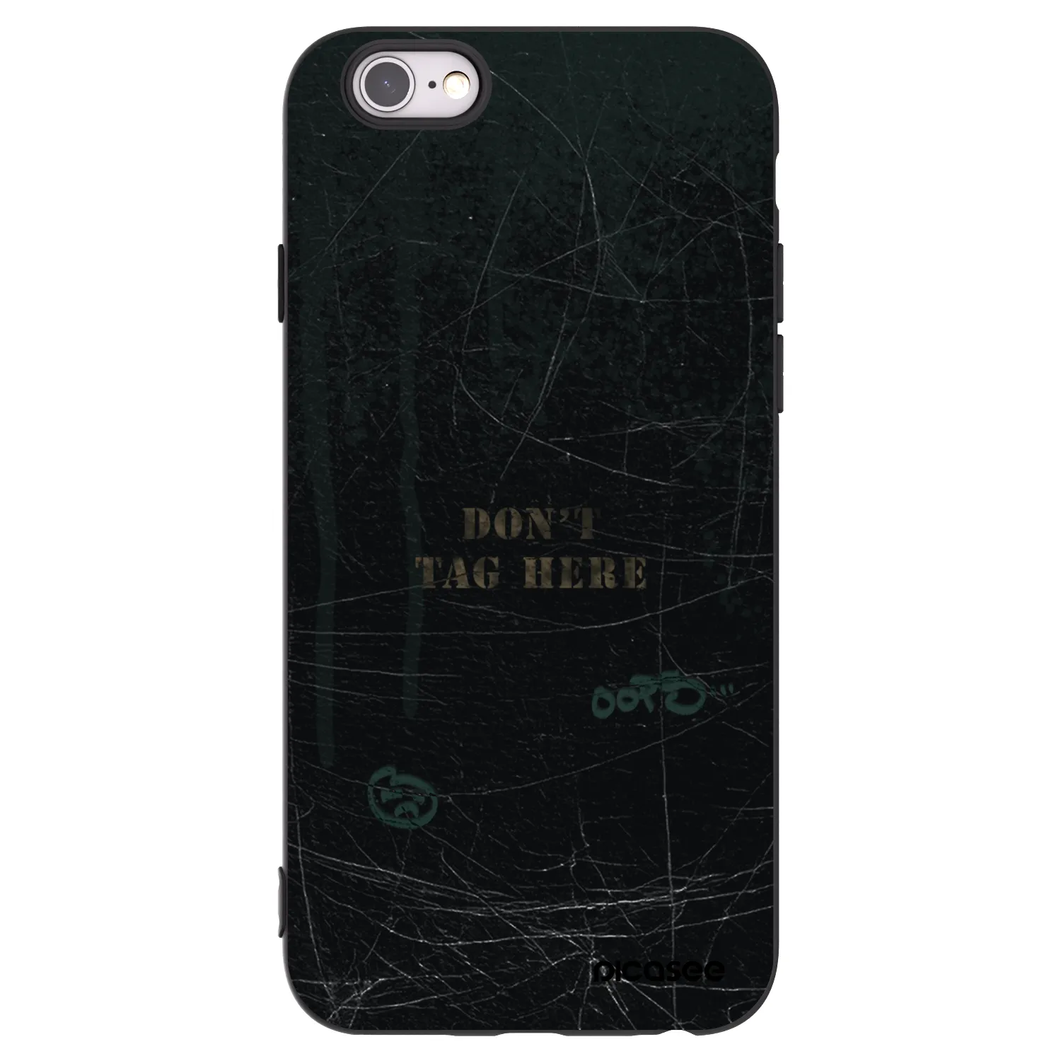 Picasee silikónový čierny obal pre Apple iPhone 6/6S - DON´T TAG