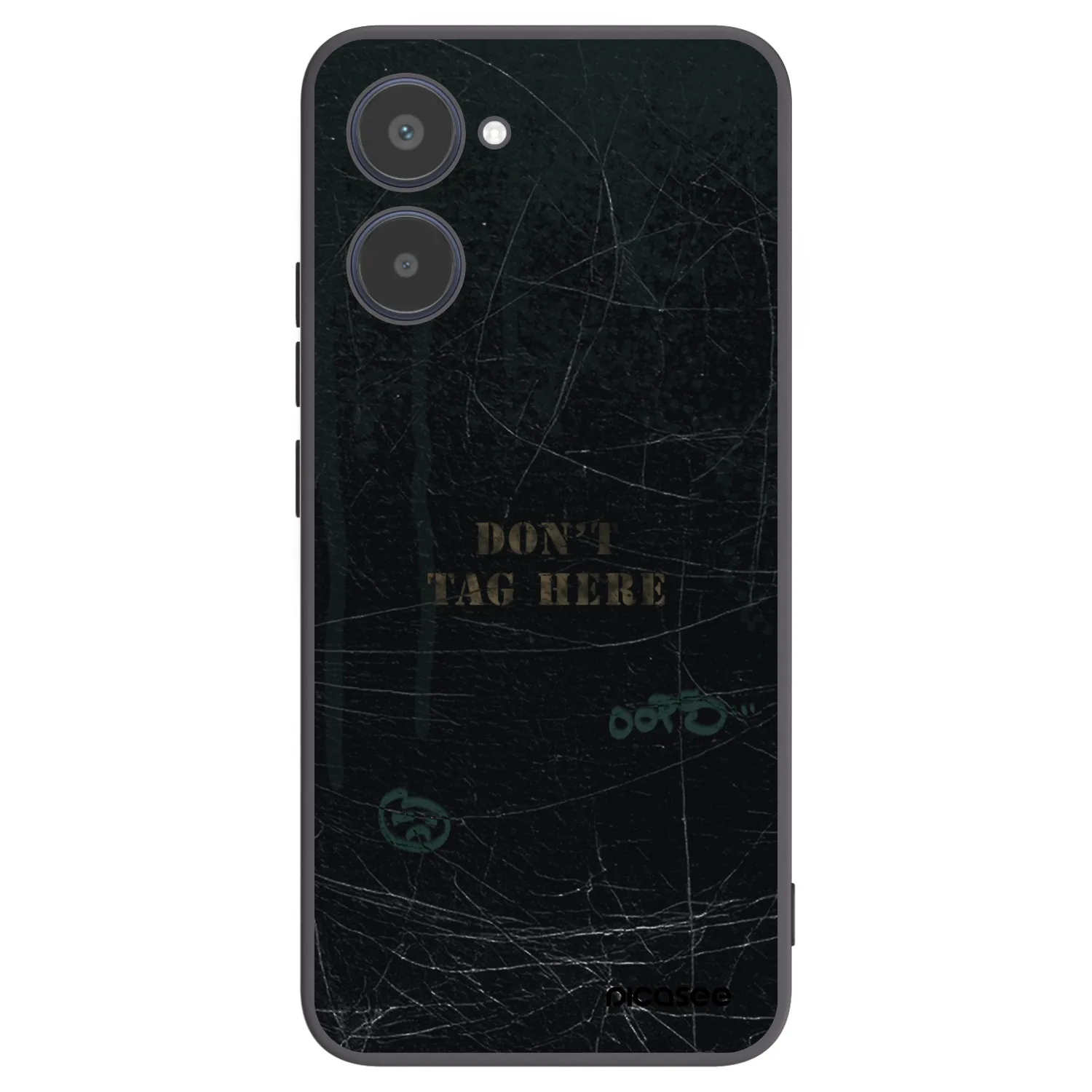 Picasee silikónový čierny obal pre Realme 10 4G - DON´T TAG