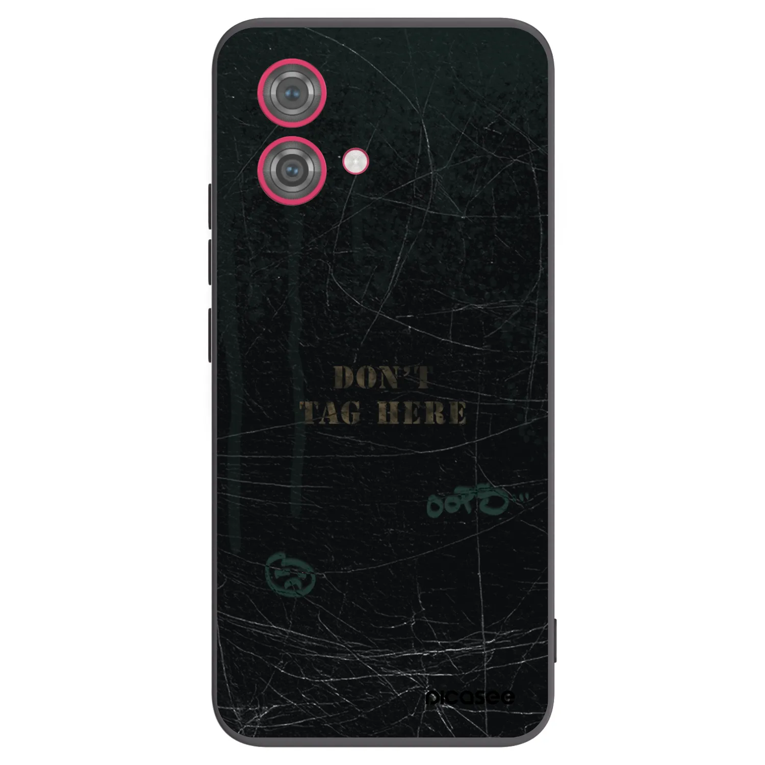 Silikónový čierny obal pre Motorola Moto G84 5G - DON´T TAG