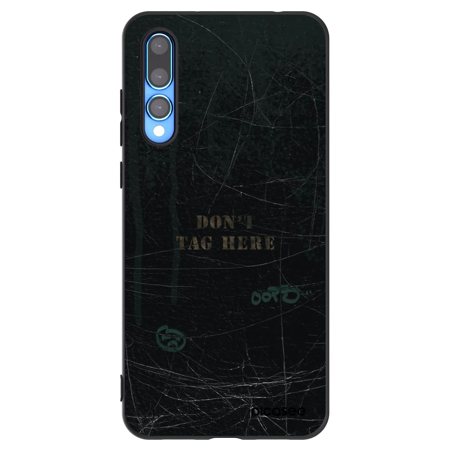 Picasee silikónový čierny obal pre Huawei P20 Pro - DON´T TAG