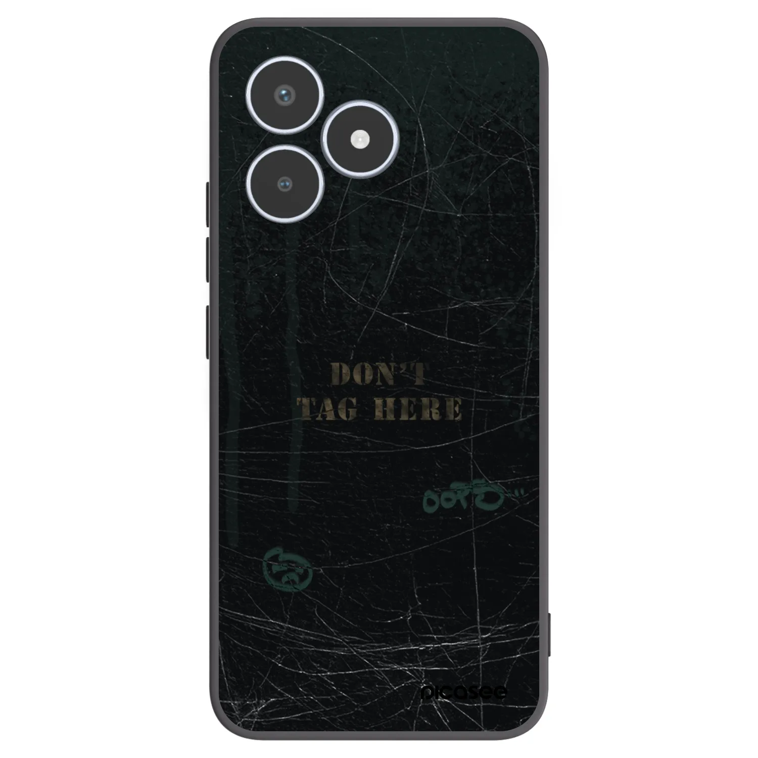Picasee silikónový čierny obal pre Realme C53 - DON´T TAG