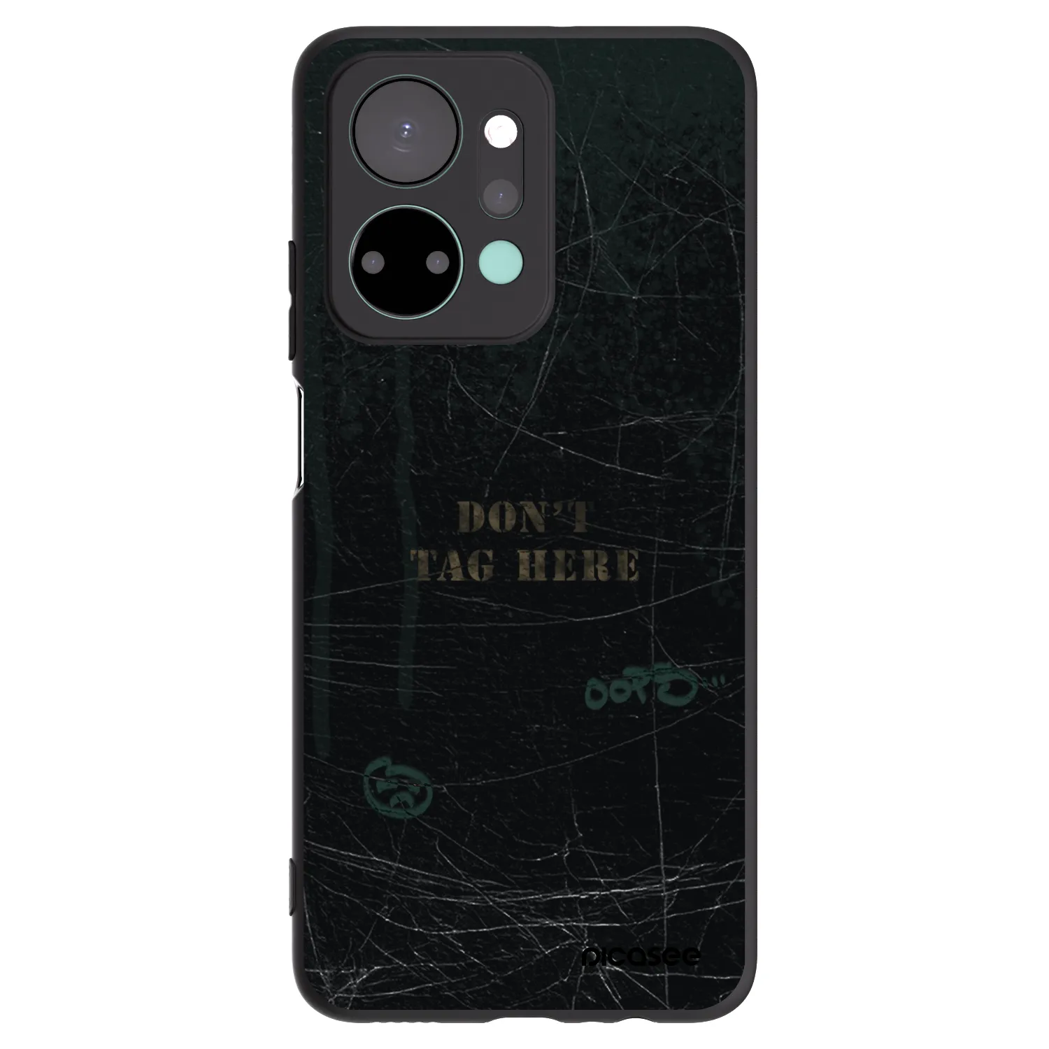 Picasee silikónový čierny obal pre Honor X7a - DON´T TAG