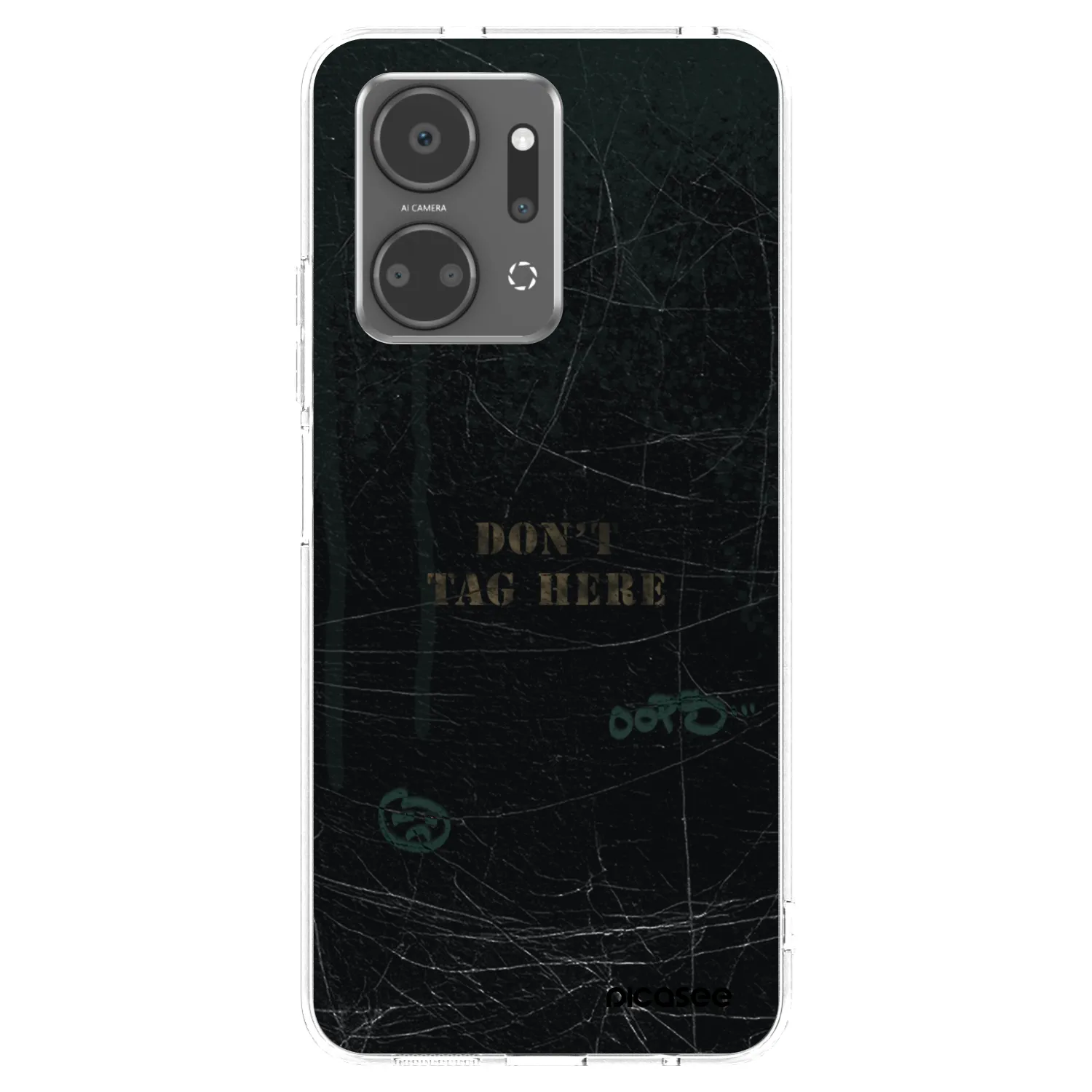 Picasee silikónový prehľadný obal pre Honor X7a - DON´T TAG