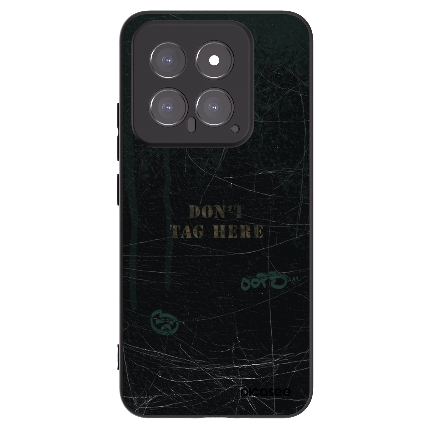 Picasee silikónový čierny obal pre Xiaomi 14 - DON´T TAG