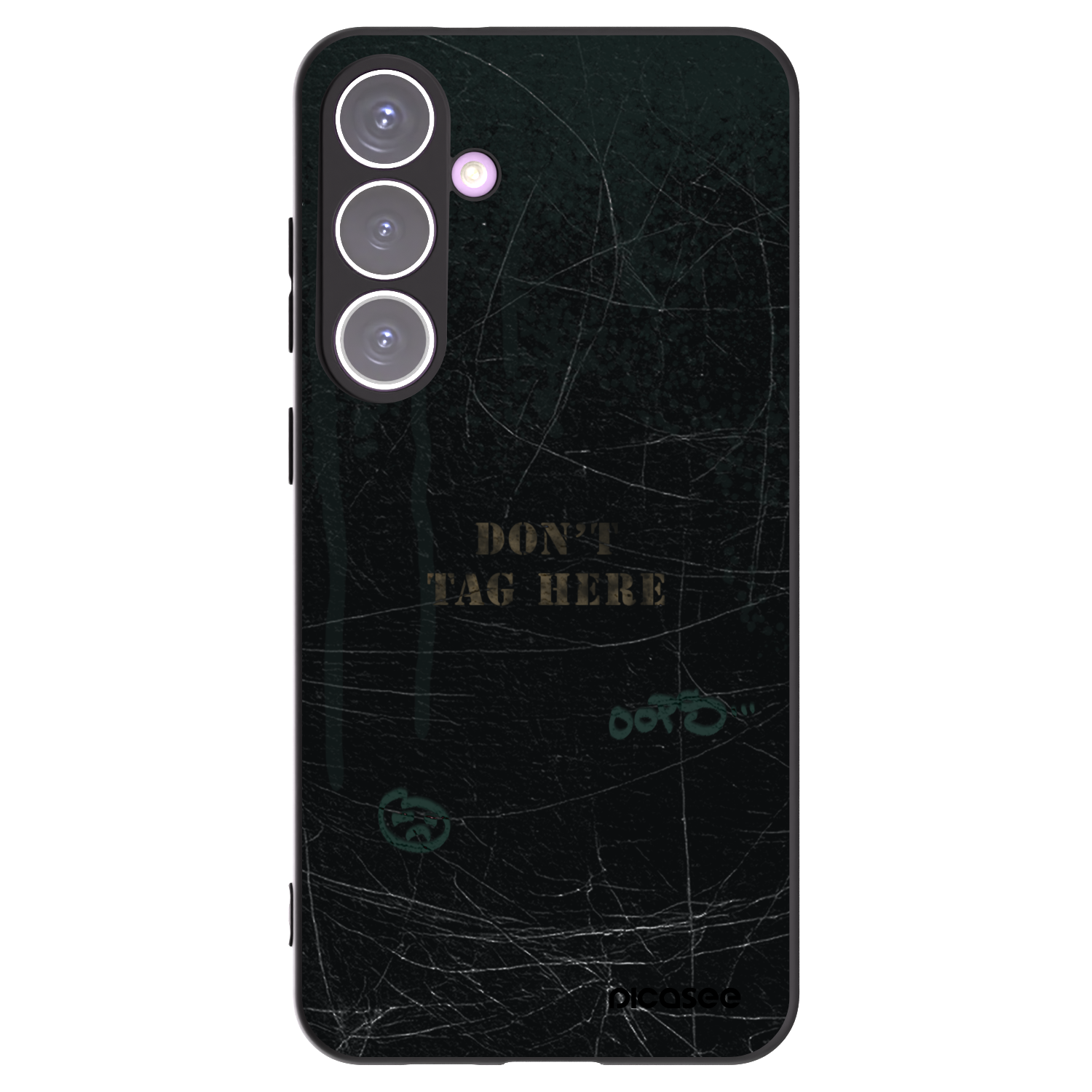 Picasee silikónový čierny obal pre Samsung Galaxy S24+ S926B 5G - DON´T TAG