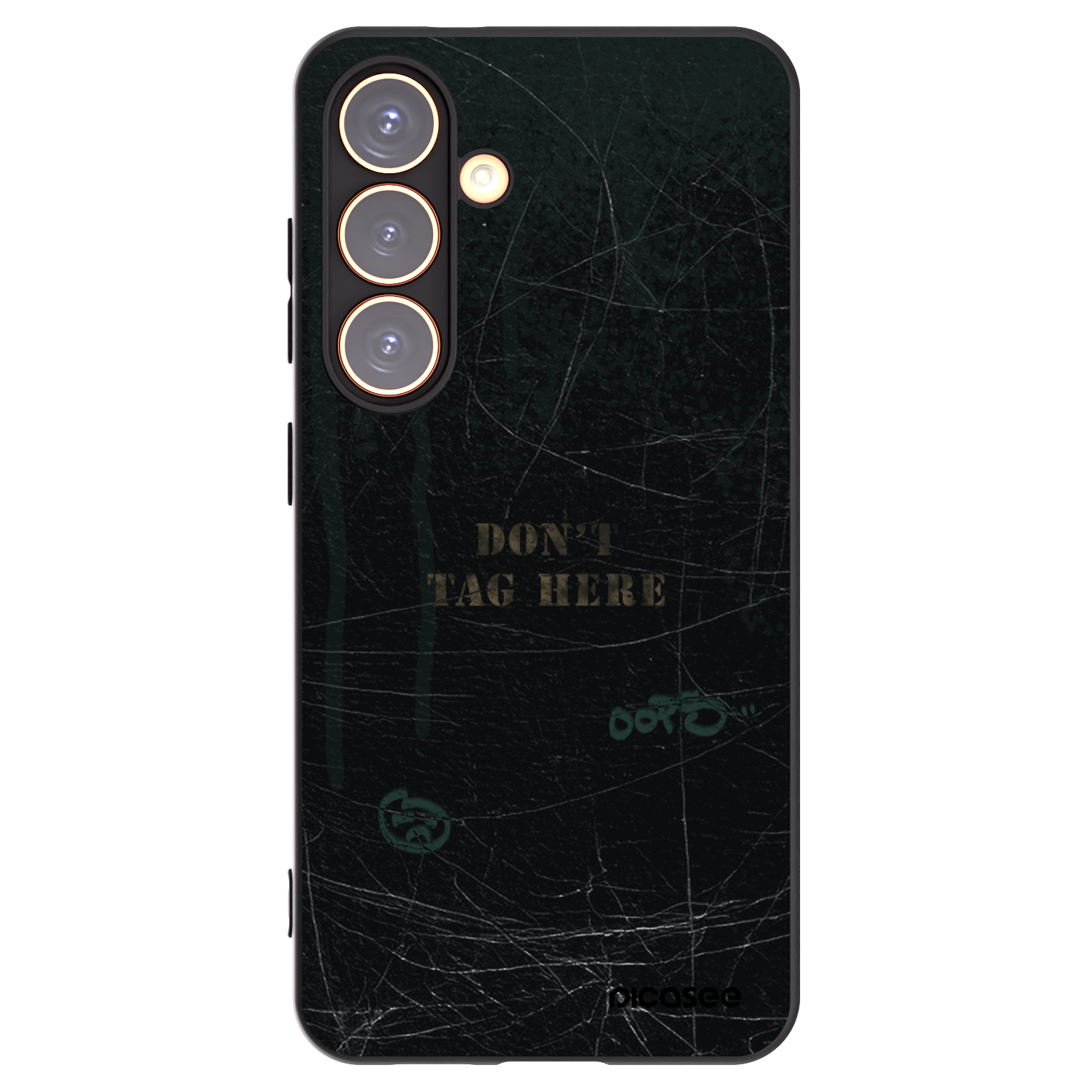 Picasee silikónový čierny obal pre Samsung Galaxy S24 S921B 5G - DON´T TAG