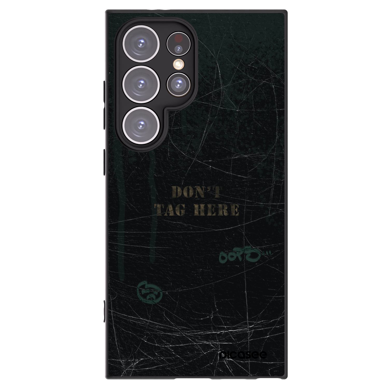 Picasee silikónový čierny obal pre Samsung Galaxy S24 Ultra S928B 5G - DON´T TAG