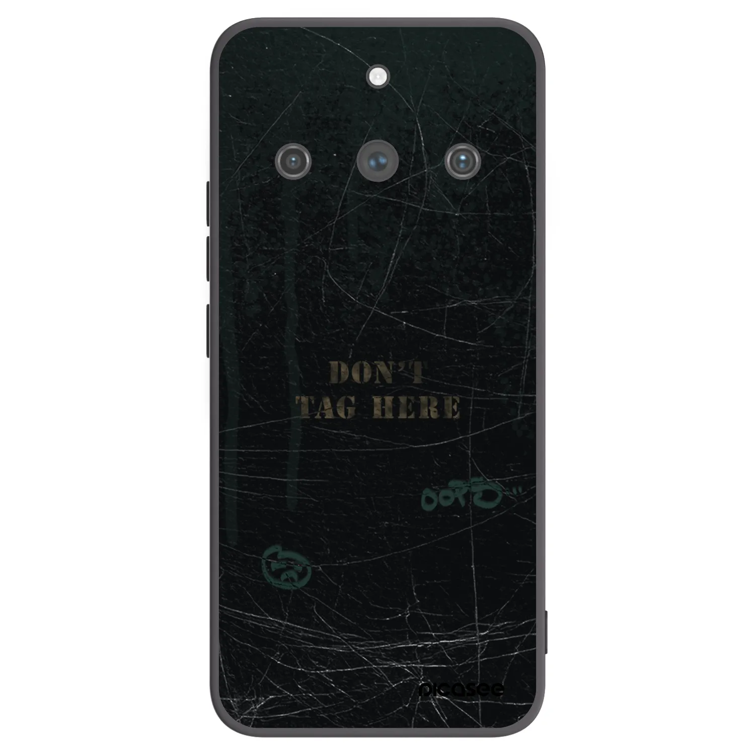 Picasee silikónový čierny obal pre Realme 11 Pro+ - DON´T TAG