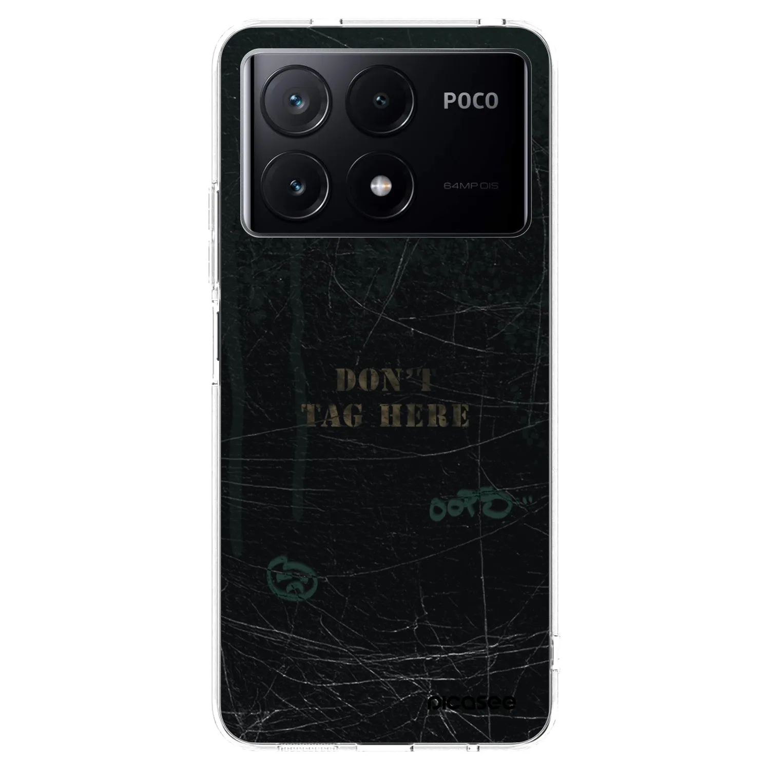 Picasee silikónový prehľadný obal pre Xiaomi Poco X6 Pro - DON´T TAG