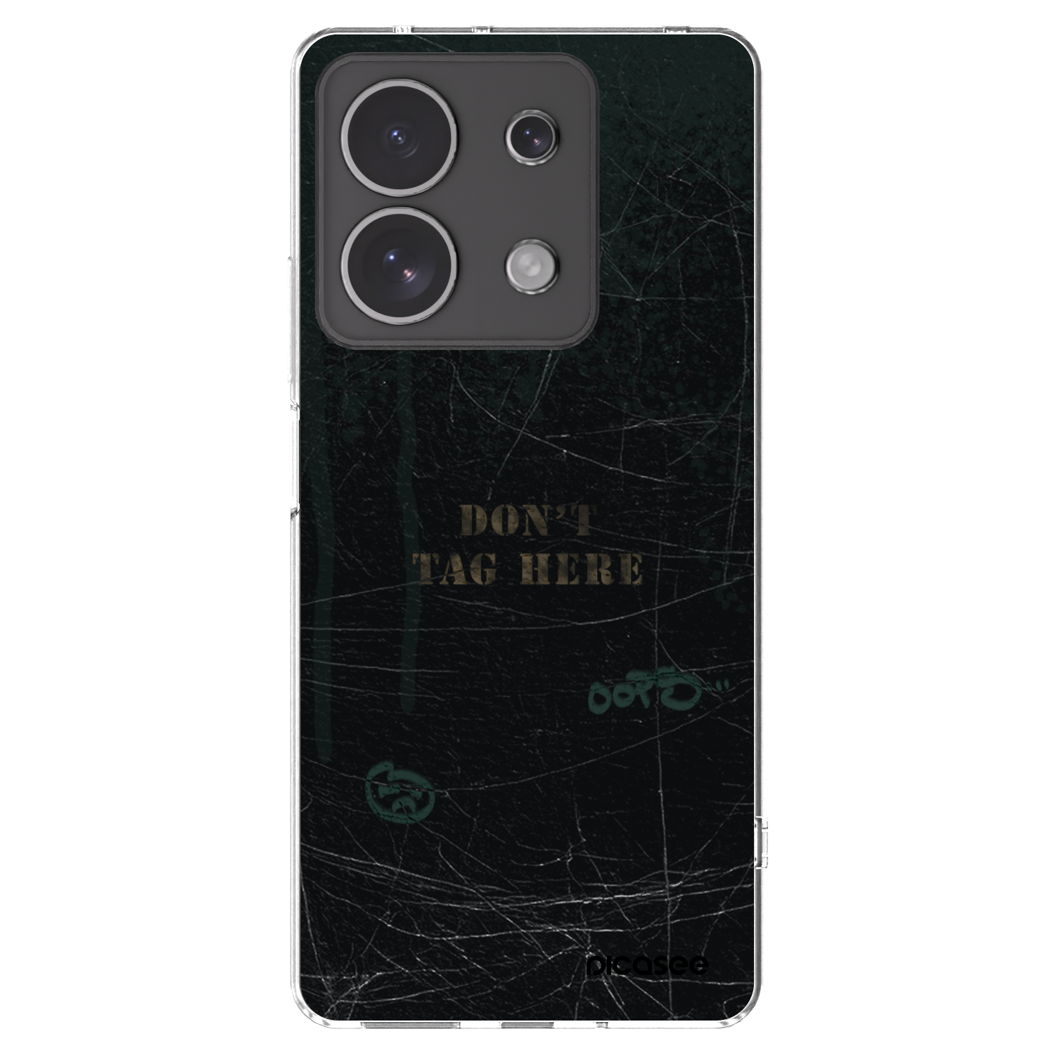 Picasee silikónový prehľadný obal pre Xiaomi Redmi Note 13 4G - DON´T TAG