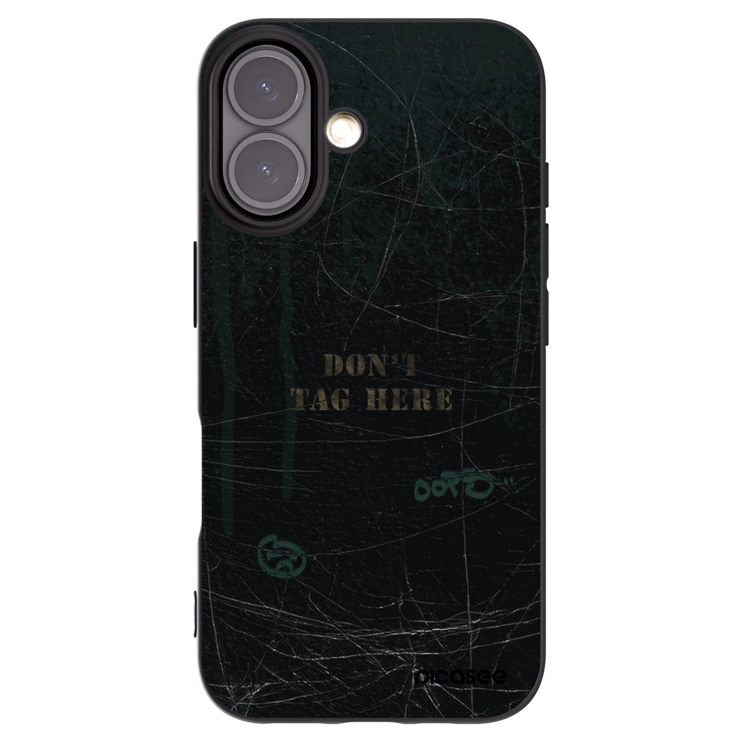 Picasee silikónový čierny obal pre Apple iPhone 16 - DON´T TAG