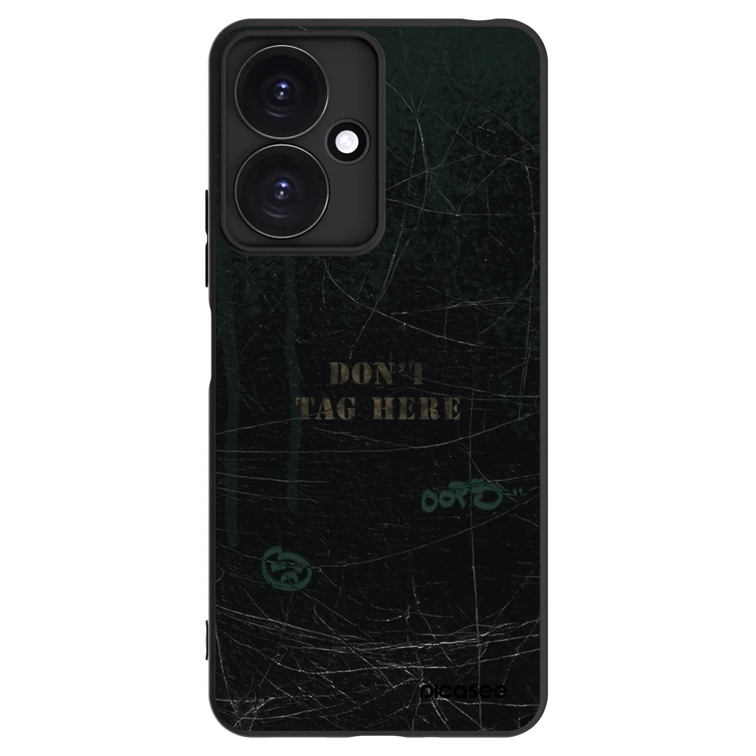 Picasee silikónový čierny obal pre Xiaomi Redmi 13C 5G - DON´T TAG