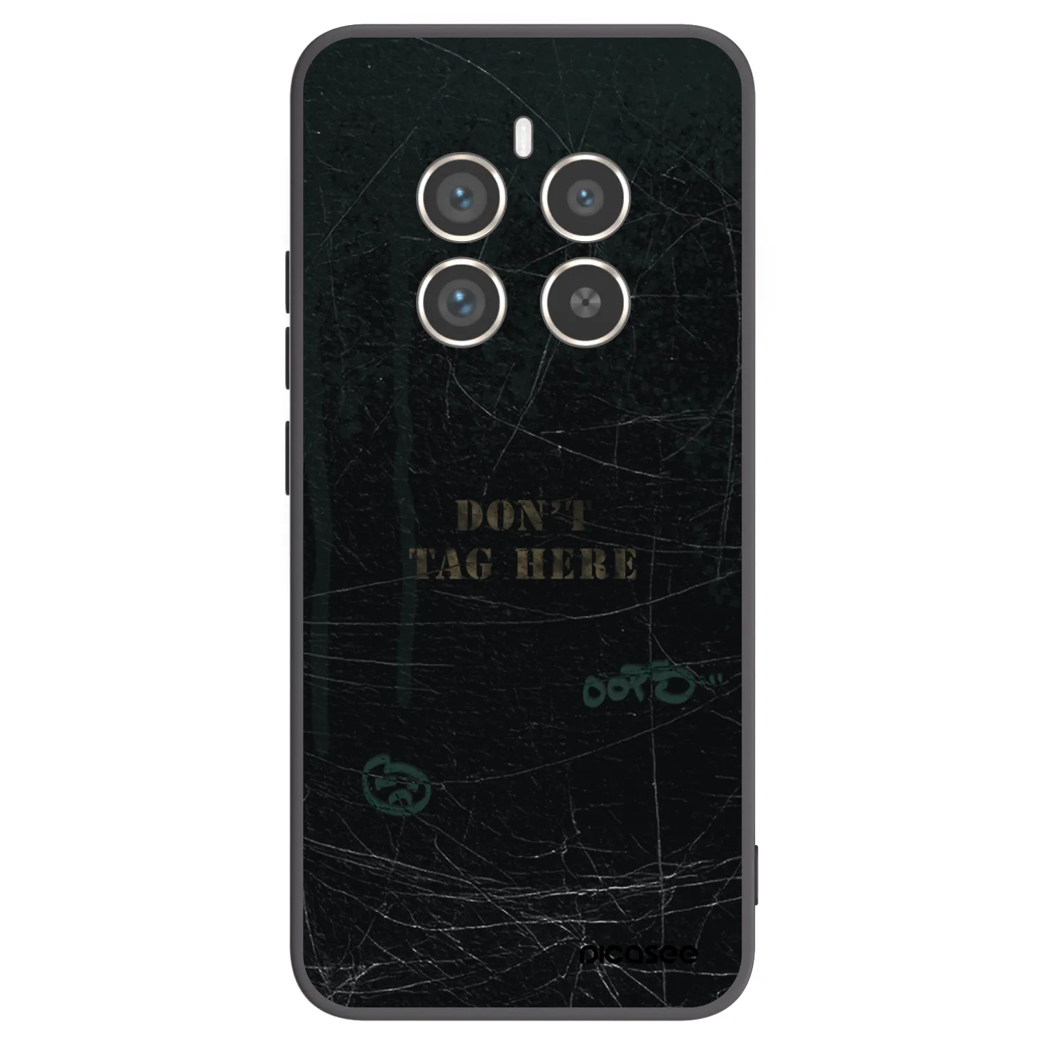 Picasee silikónový čierny obal pre Realme 12 Pro 5G - DON´T TAG