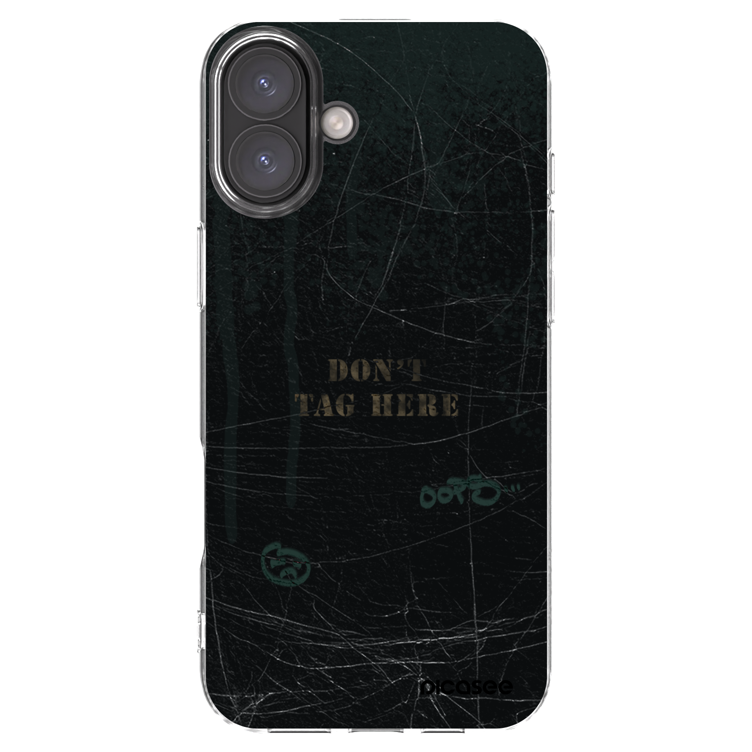 Picasee silikónový prehľadný obal pre Apple iPhone 16 Plus - DON´T TAG