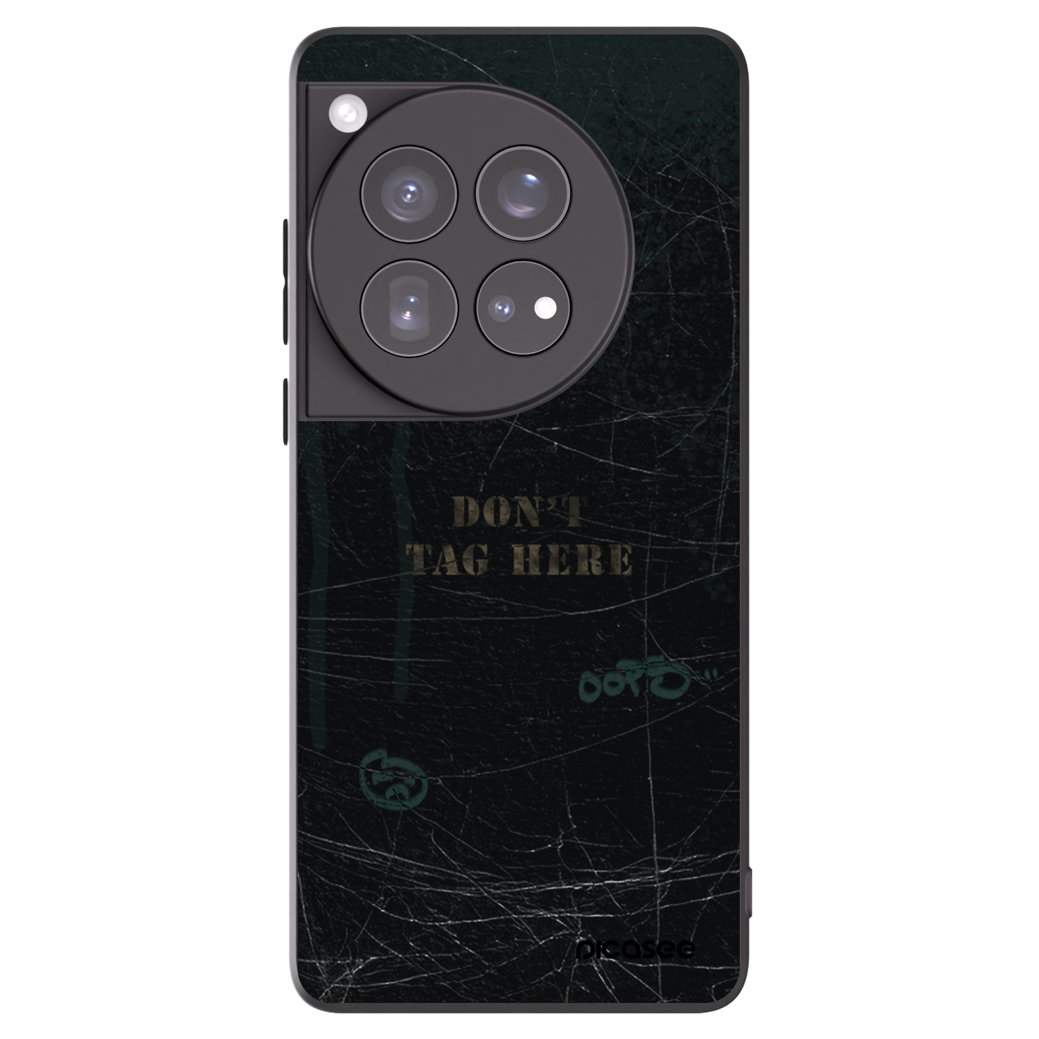 Picasee silikónový čierny obal pre OnePlus 12 5G - DON´T TAG