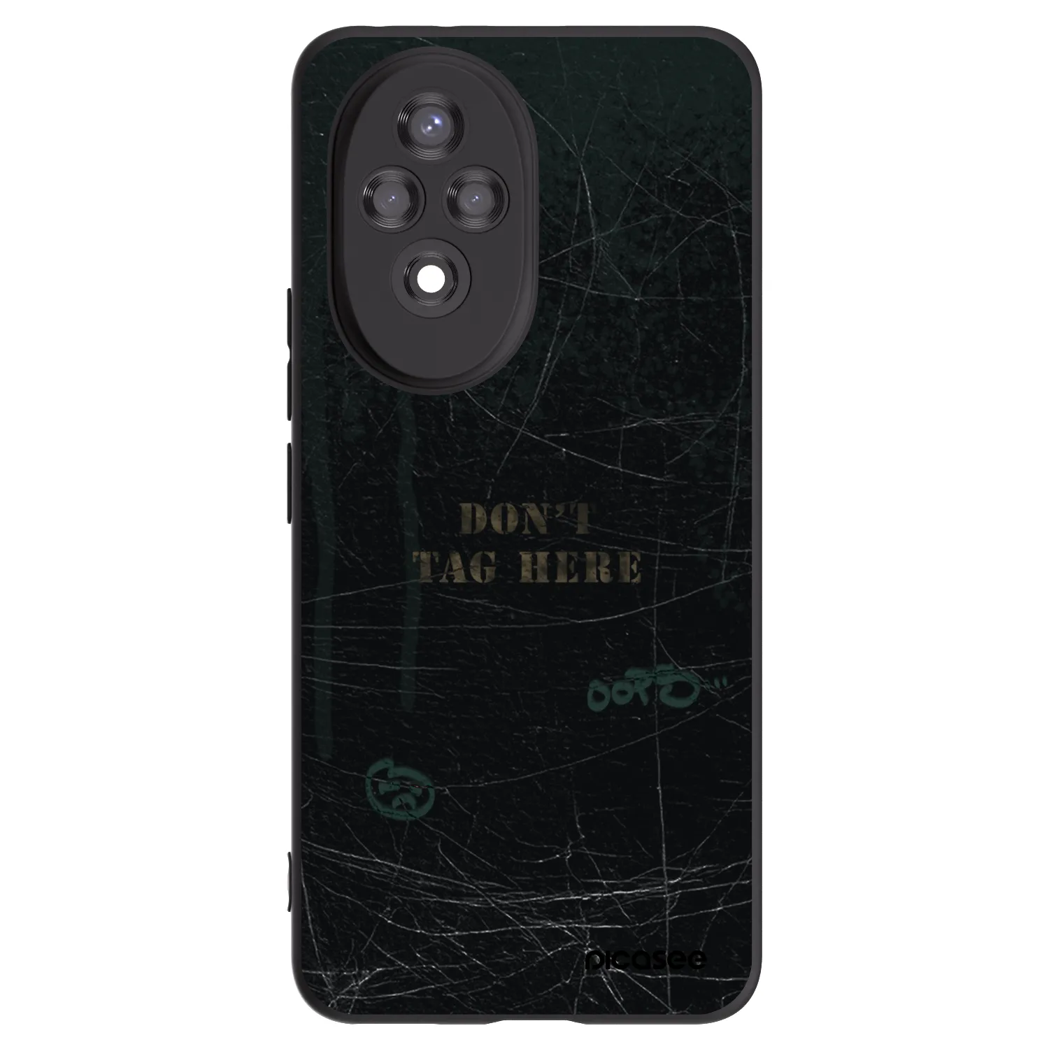 Picasee silikónový čierny obal pre Honor 200 Pro 5G - DON´T TAG