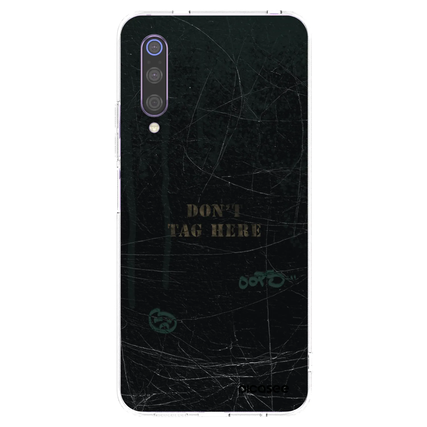 Picasee silikónový prehľadný obal pre Xiaomi Mi 9 - DON´T TAG