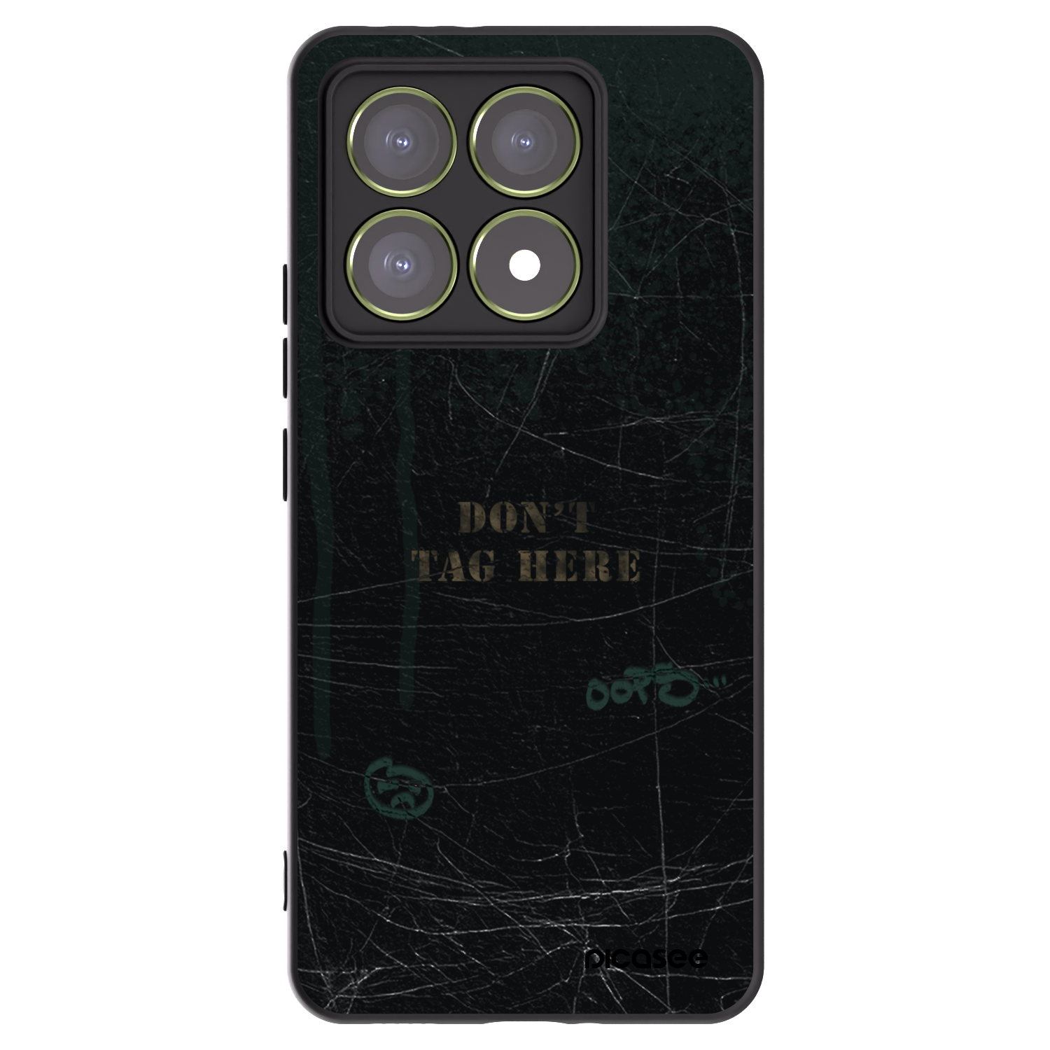 Picasee silikónový čierny obal pre Xiaomi 14T - DON´T TAG