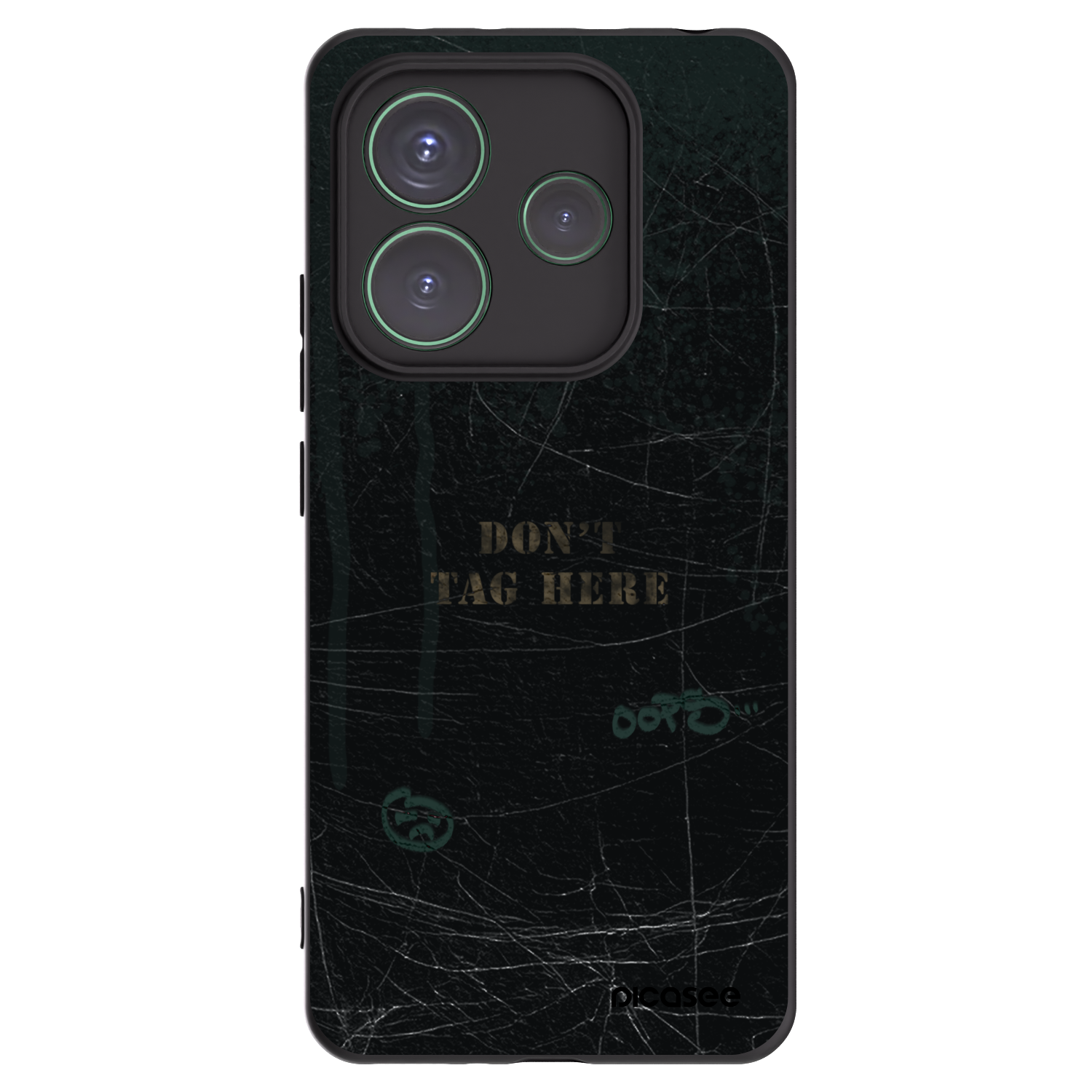 Silikónový čierny obal pre Xiaomi Redmi Note 14 5G - DON´T TAG