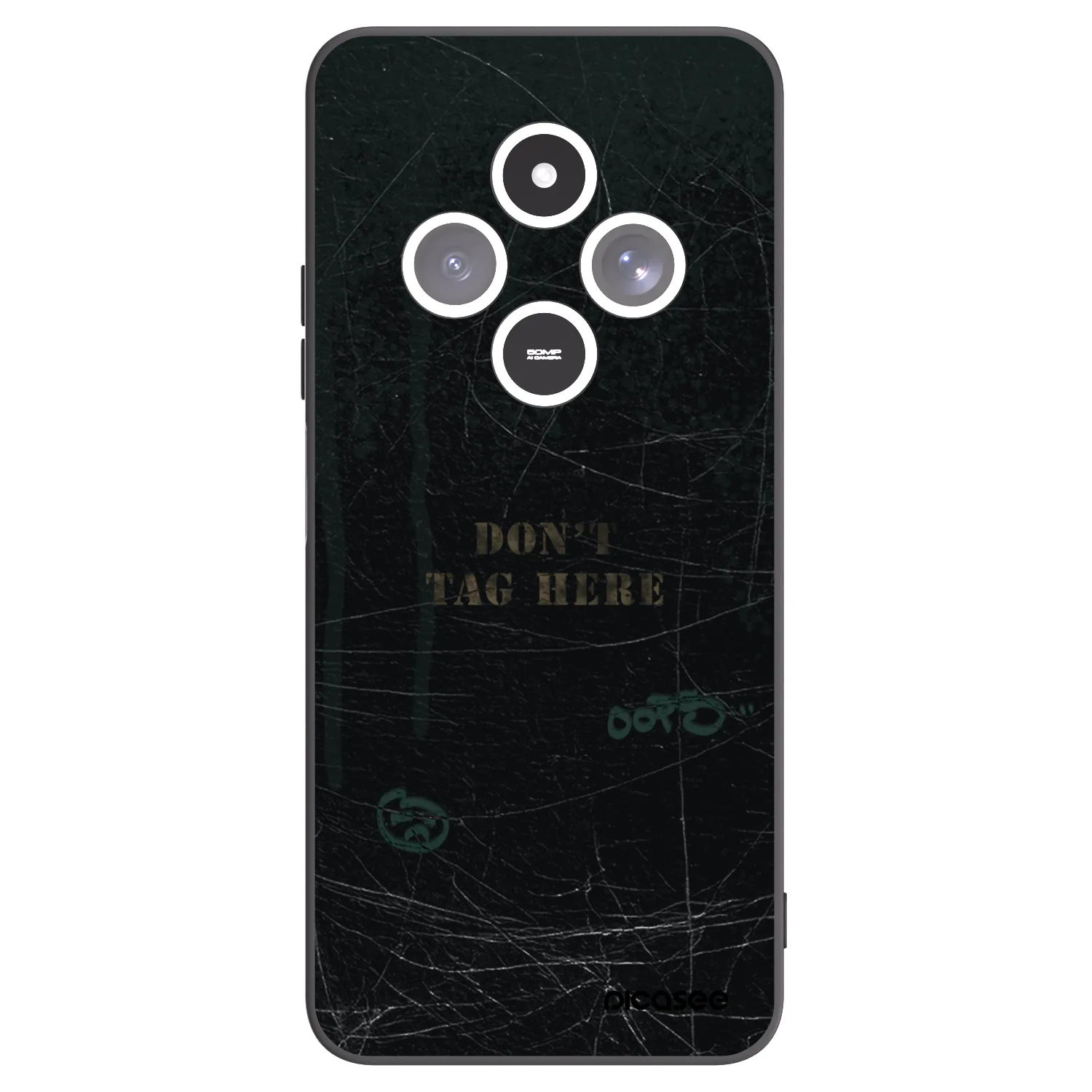 Picasee silikónový čierny obal pre Xiaomi Redmi 14C - DON´T TAG