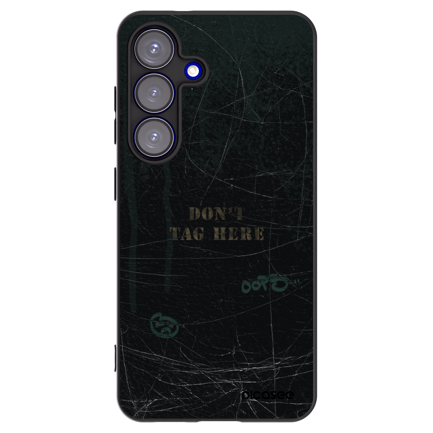 Picasee silikónový čierny obal pre Samsung Galaxy S25 5G - DON´T TAG